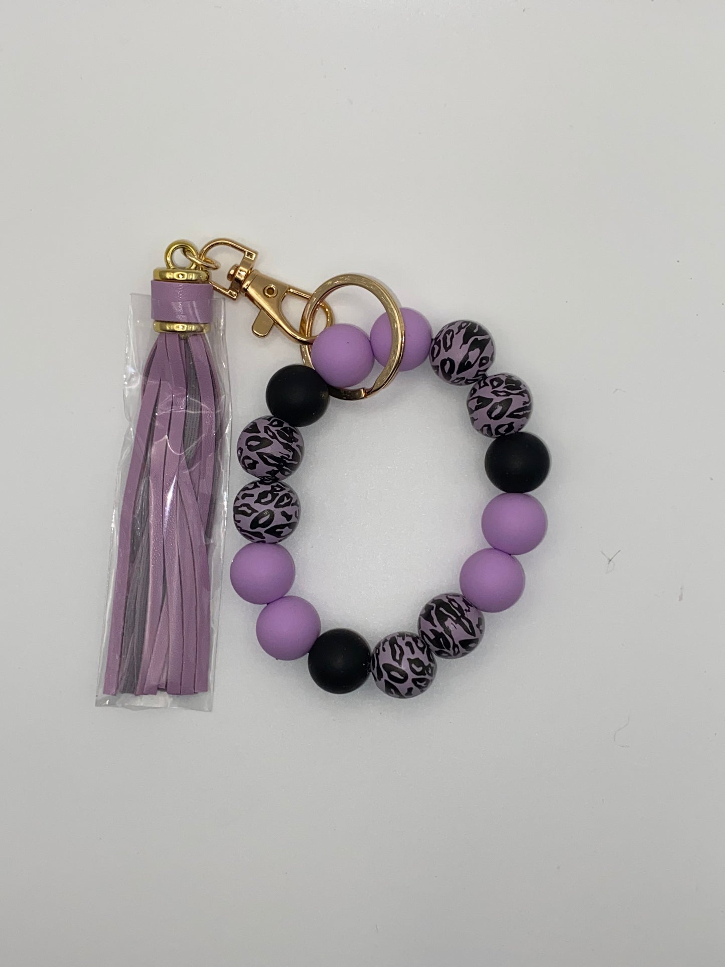 Pre-made Silicone Wristlet W/Tassel