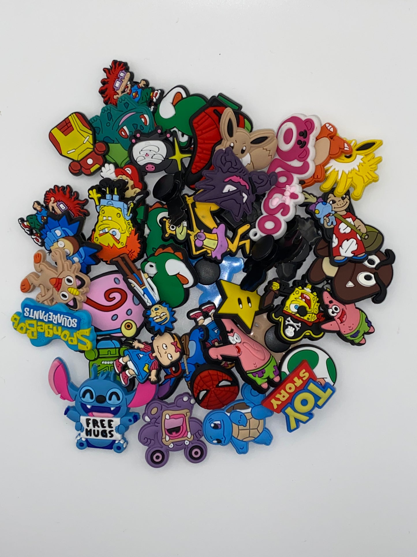Shoe Charms In Various Themes- 5Pcs