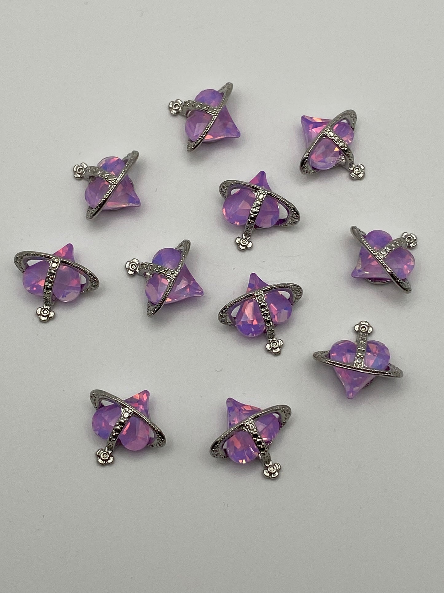 Metal Nail Charms In Different Styles- Great For DIY Beads, Pens, & More!