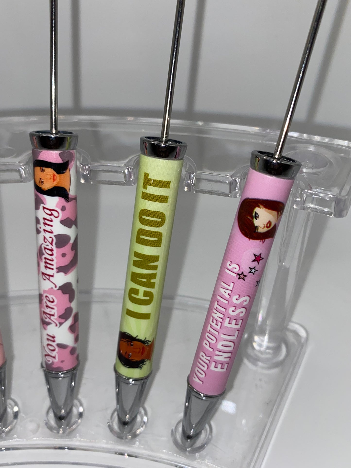 Printed Beadable Pens- Non Refillable