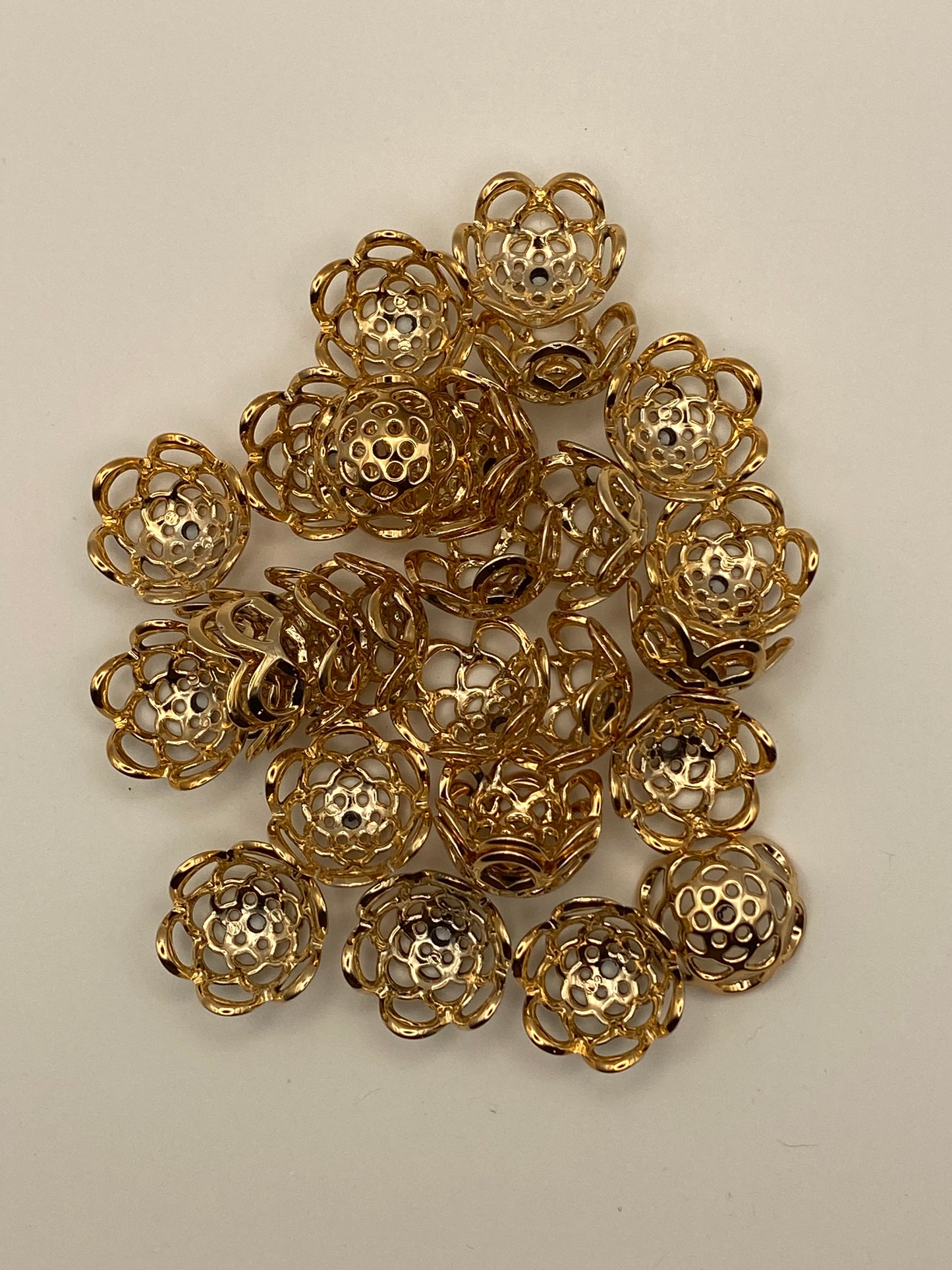 Bead Caps In Various Shapes & Colors