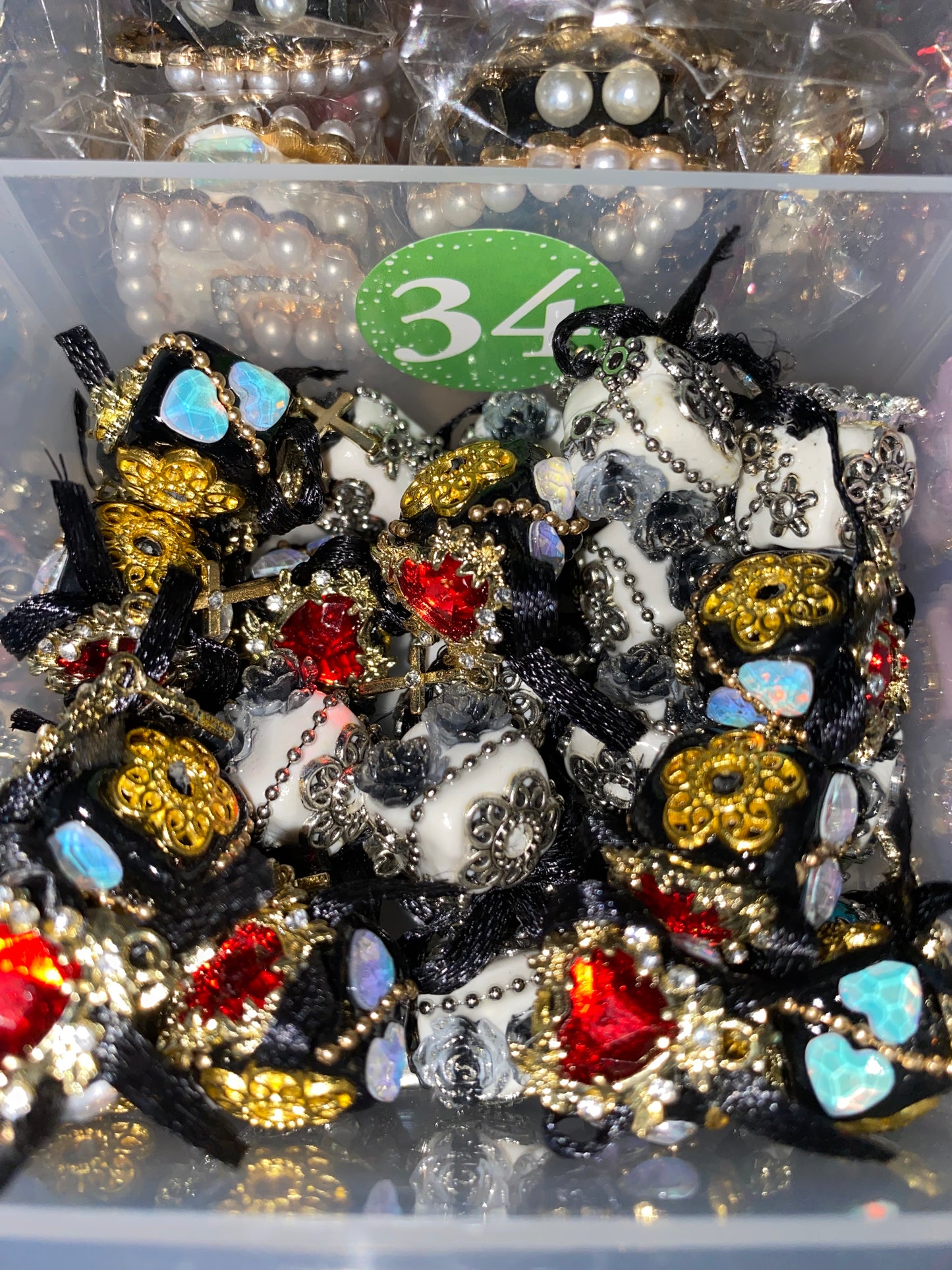 Fancy Beads- In Various Shapes & Styles (1Pc)