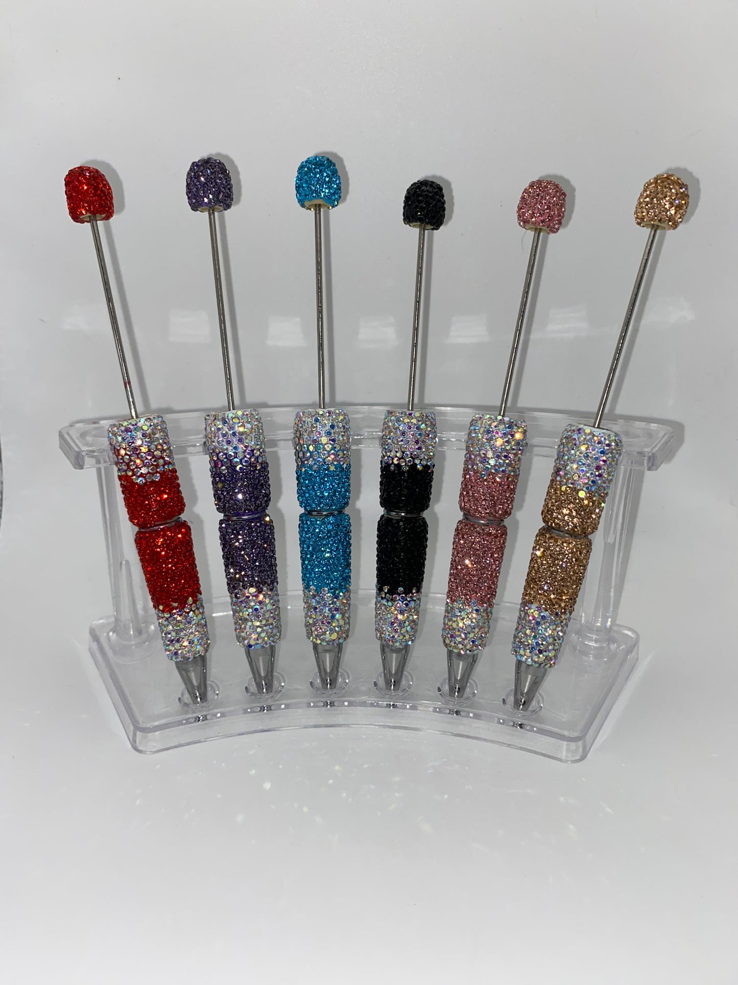 Full Body Clay W/Rhinestone Pens & Stylus (1Pc)