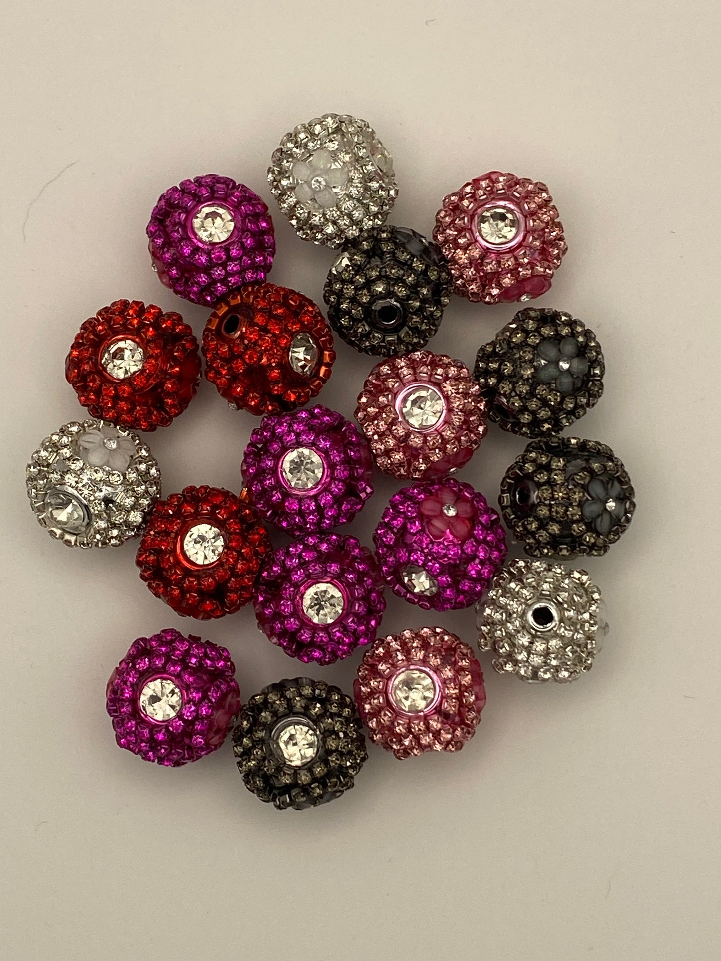 Rhinestone Beads In Several Styles & Colors