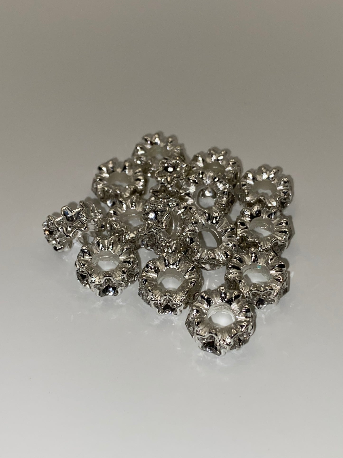 Metal Rhinestone Crowns And Spacers