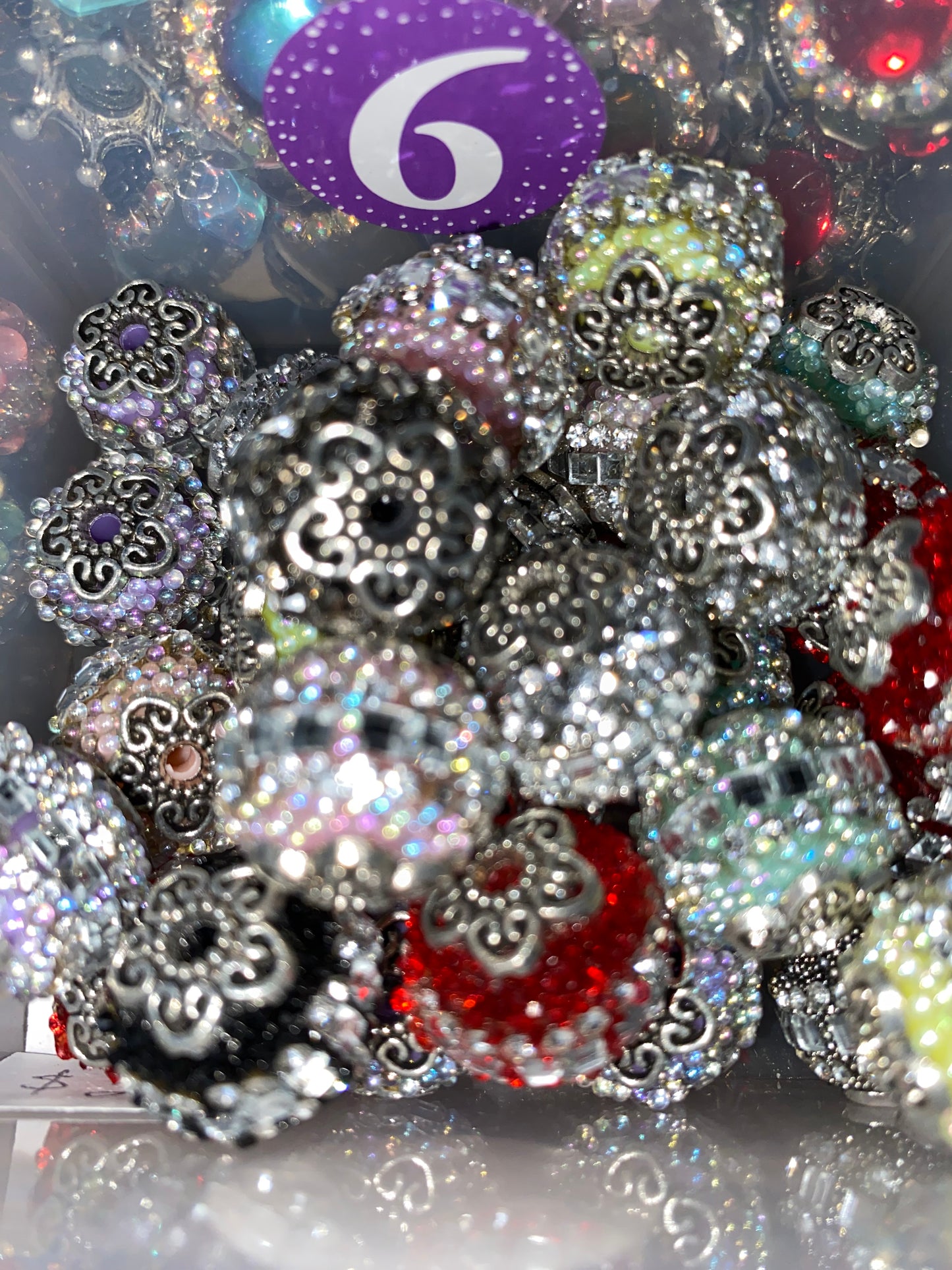Fancy Beads- In Various Shapes & Styles (1Pc)