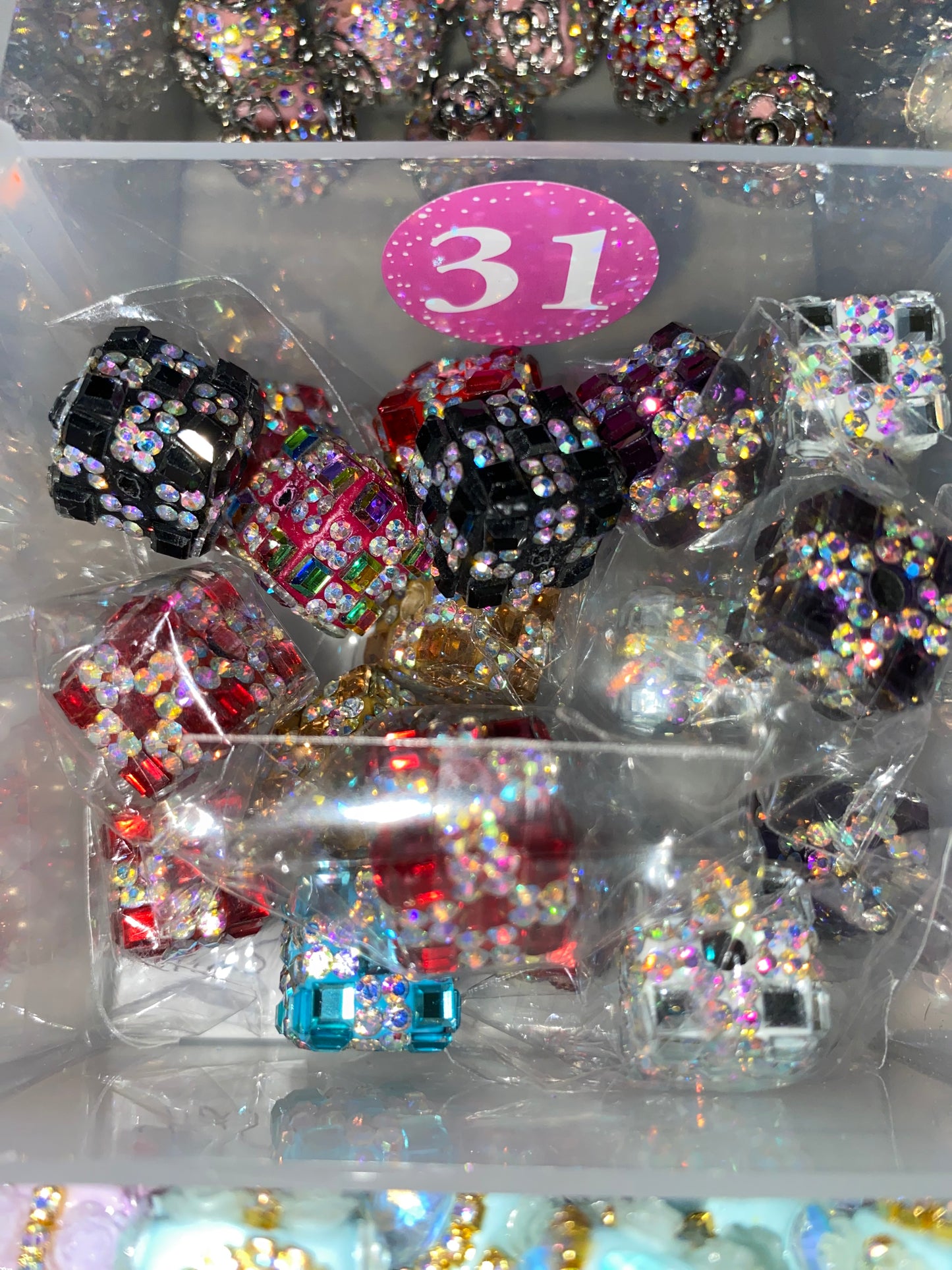 Fancy Beads- In Various Shapes & Styles (1Pc)