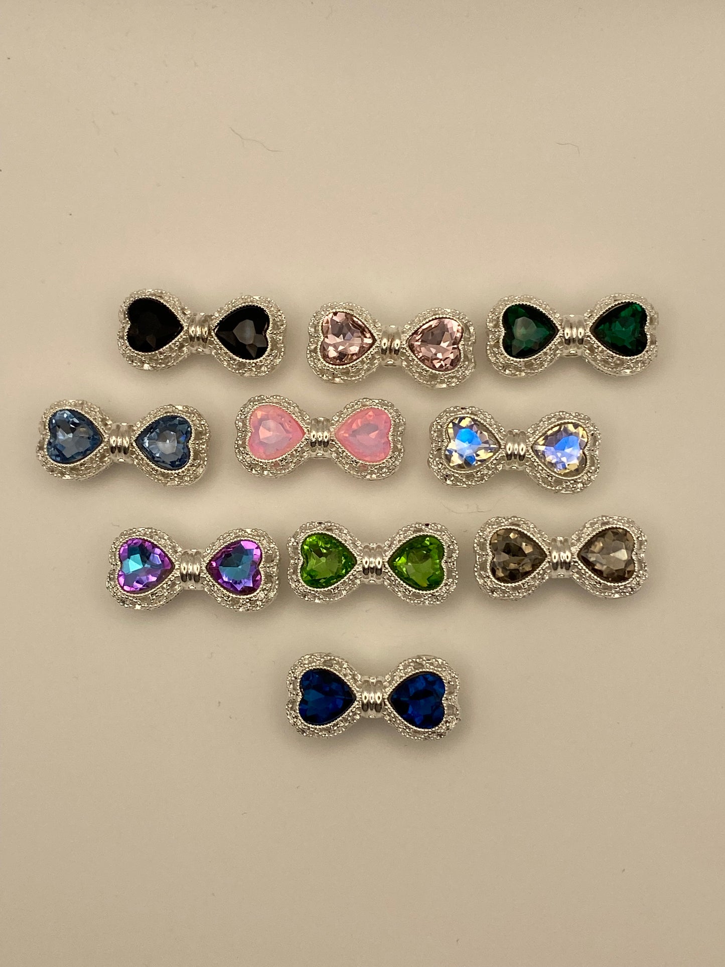 Fancy Beads W/Rhinestones & Flowers (1Pc)