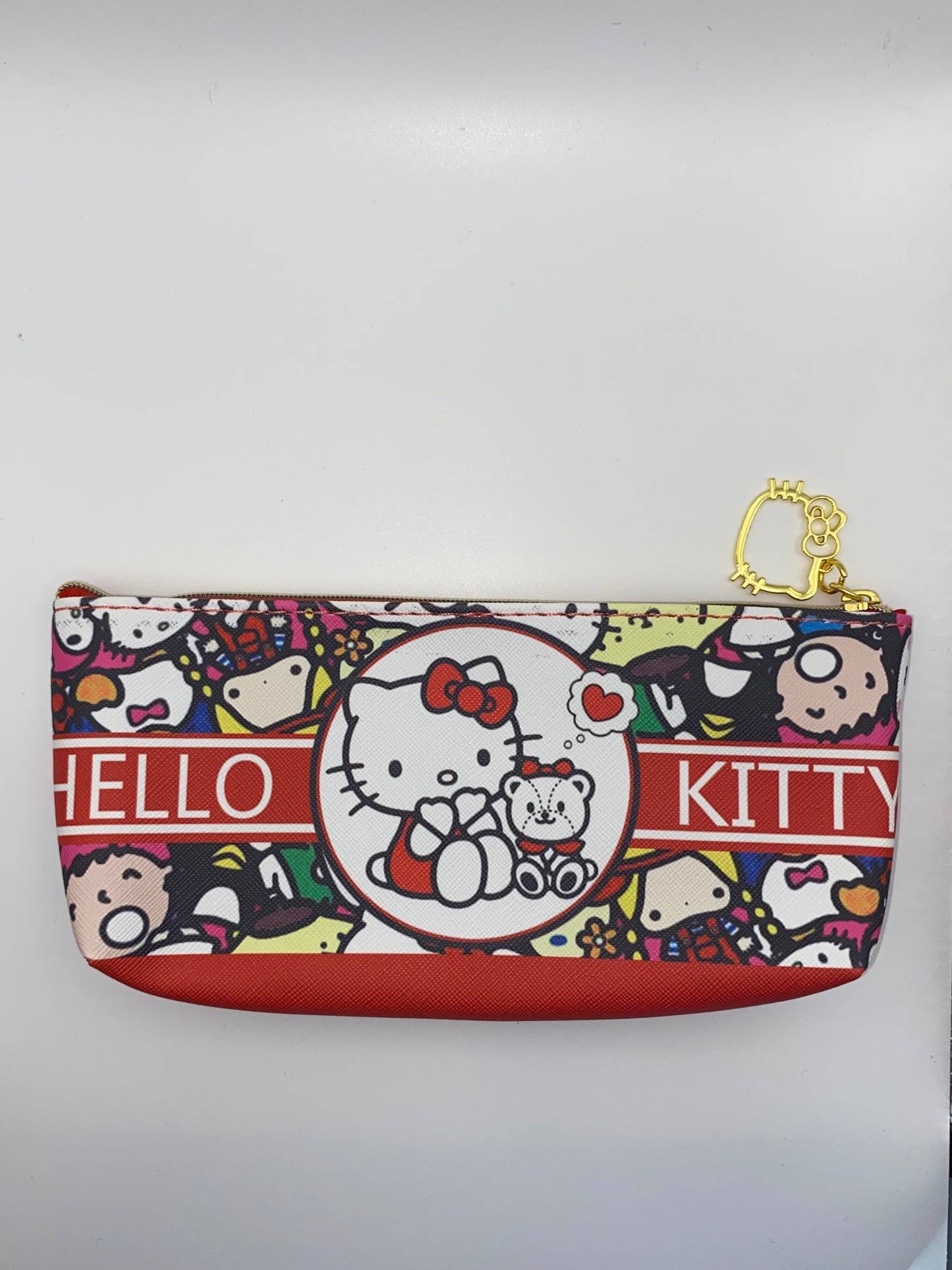 Kitty & Friends Zippered Pouches/Make-Up Bags