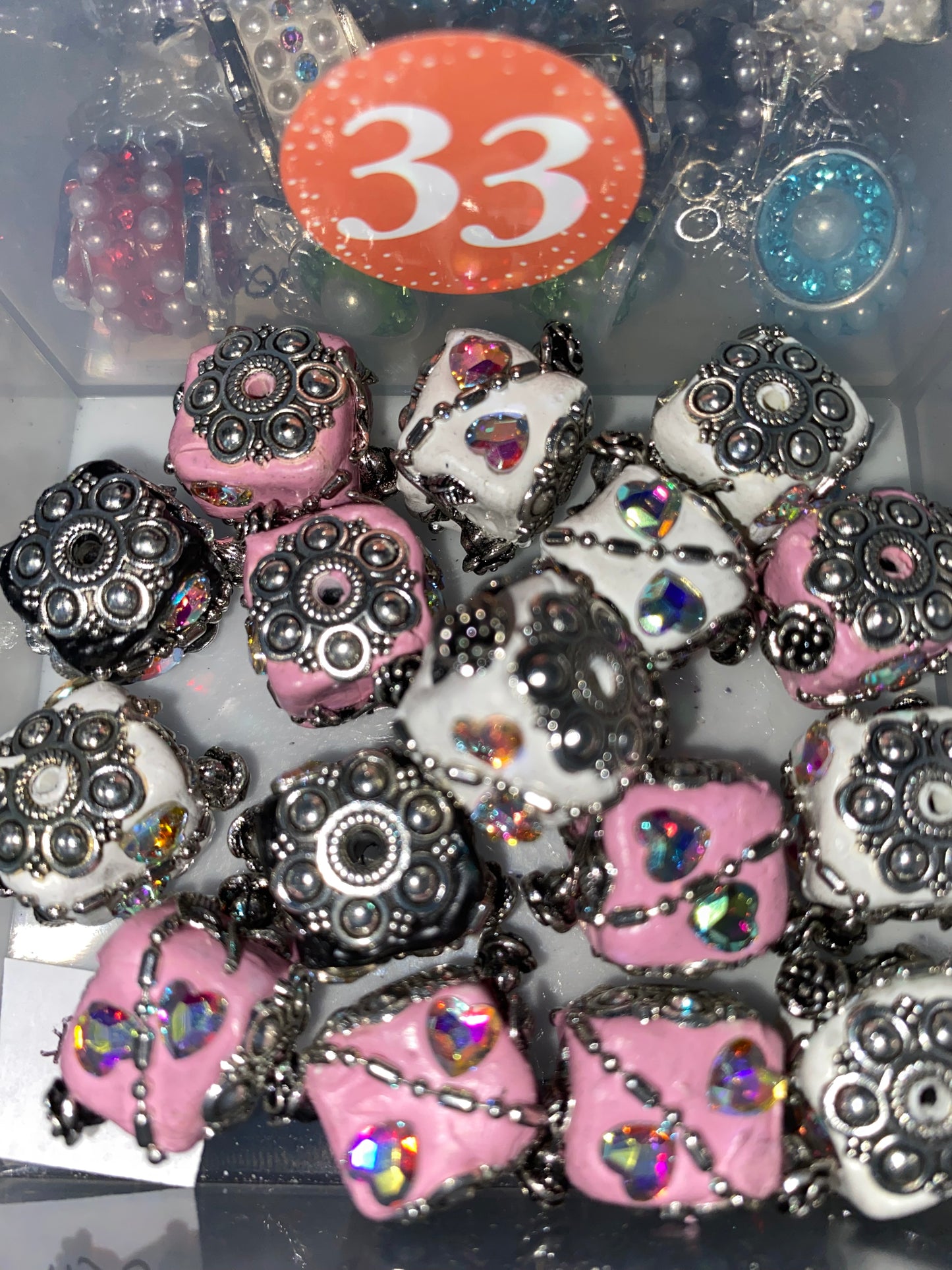 Fancy Beads- In Various Shapes & Styles (1Pc)