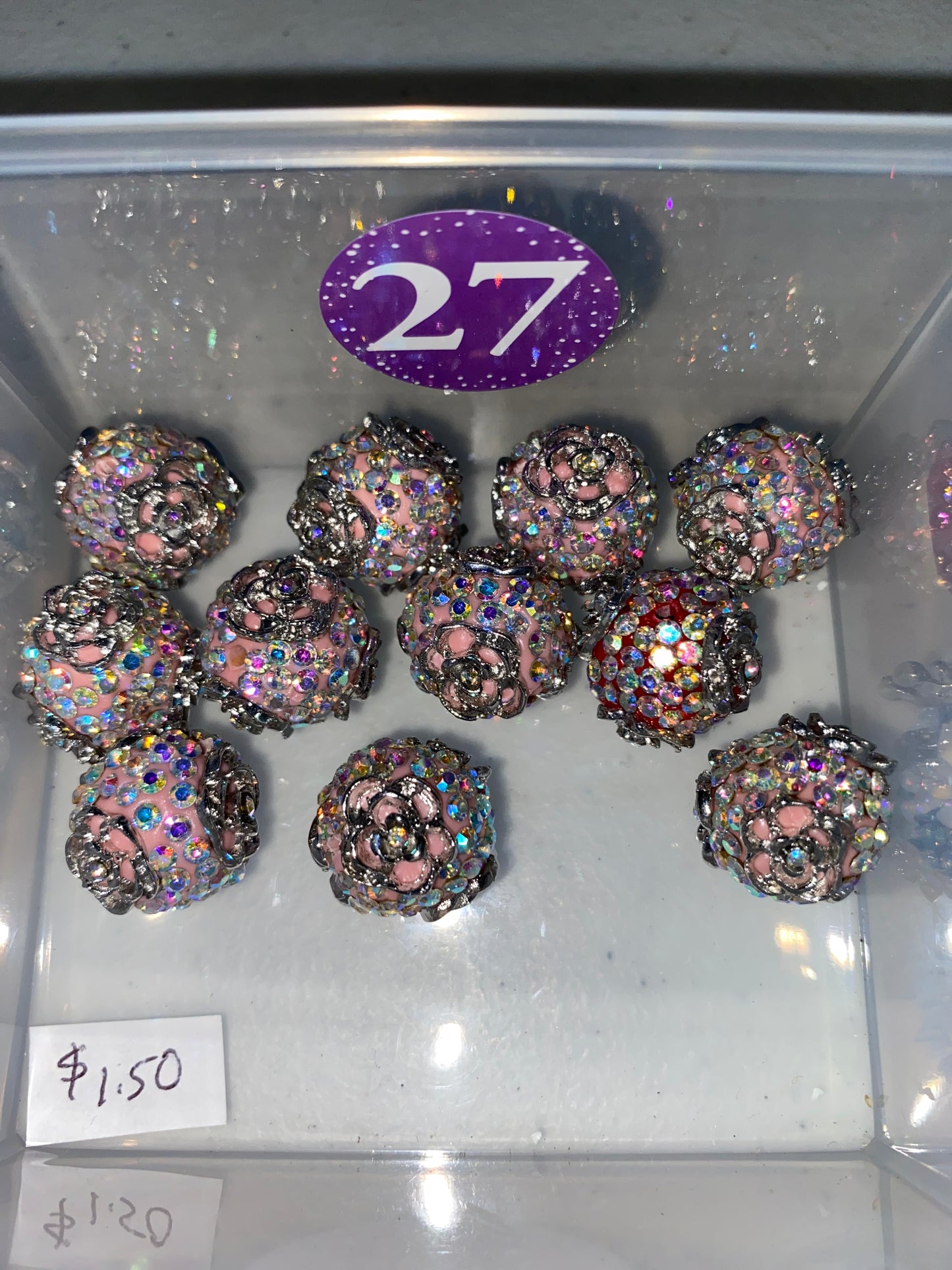 Fancy Beads- In Various Shapes & Styles (1Pc)