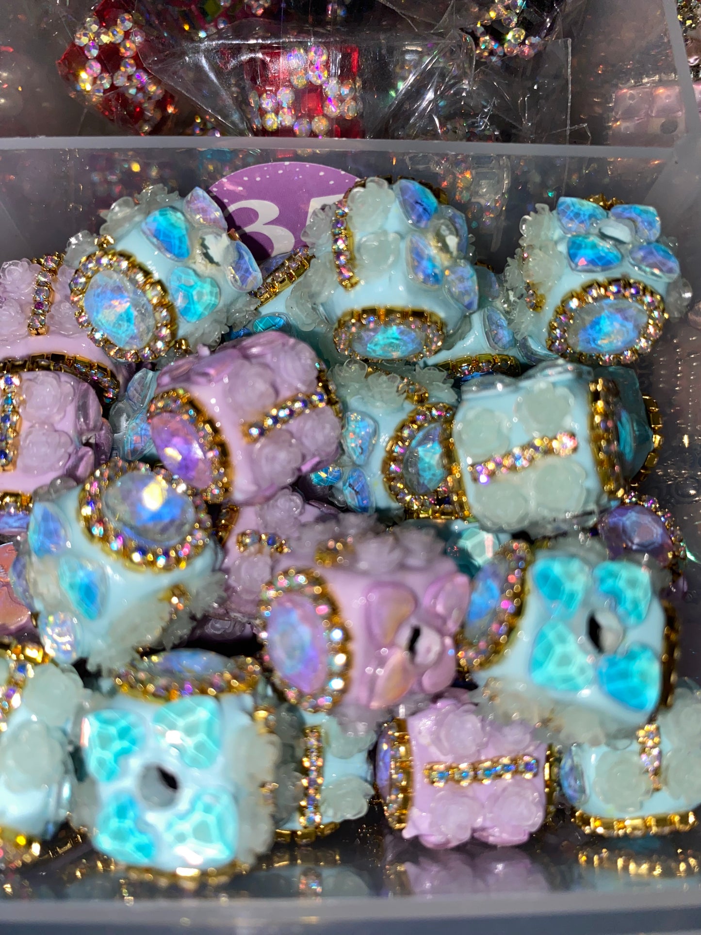 Fancy Beads- In Various Shapes & Styles (1Pc)