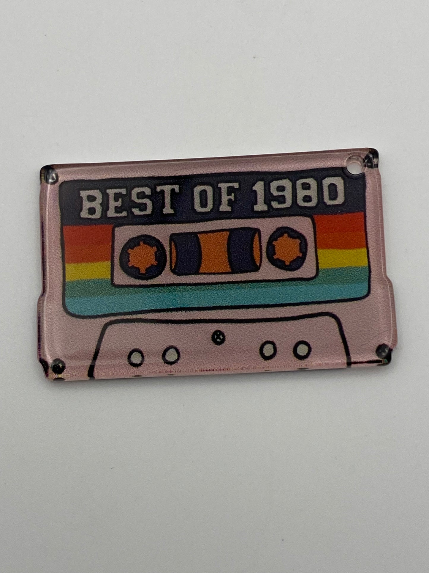 Throw Back Acrylic Charms- 1Pc