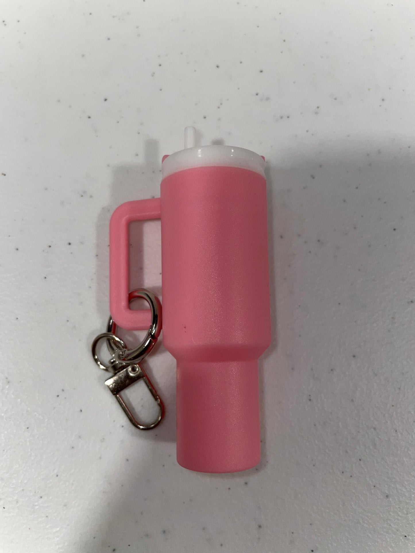 Mini Tumbler Cup Keychain- Holds Small Items