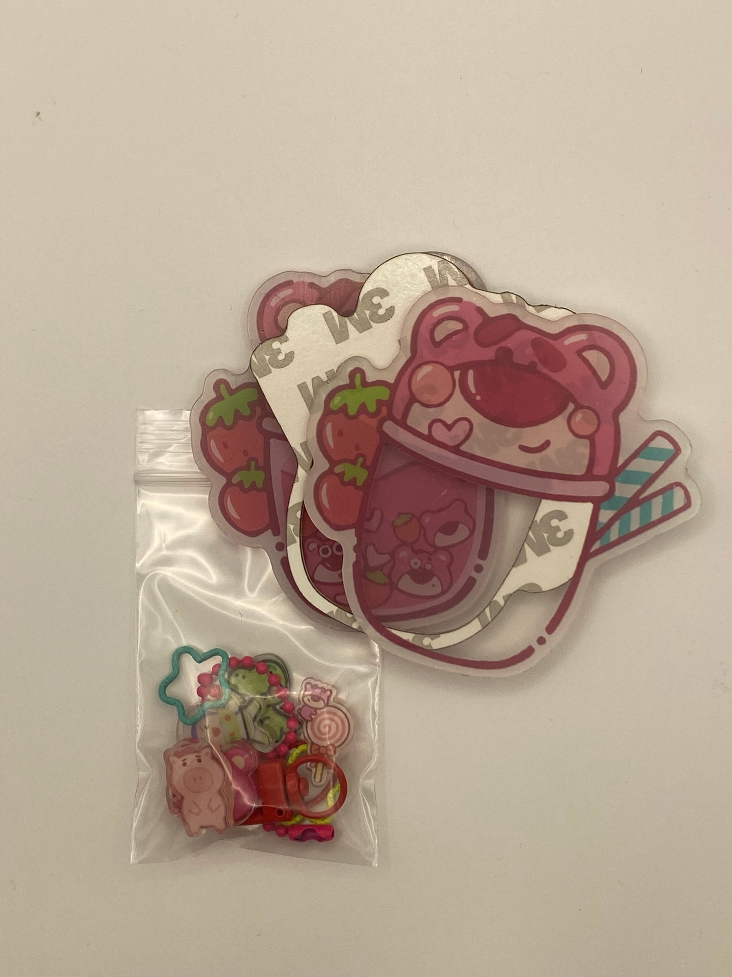 Character Acrylic Shaker Keychain Kit- Various Styles