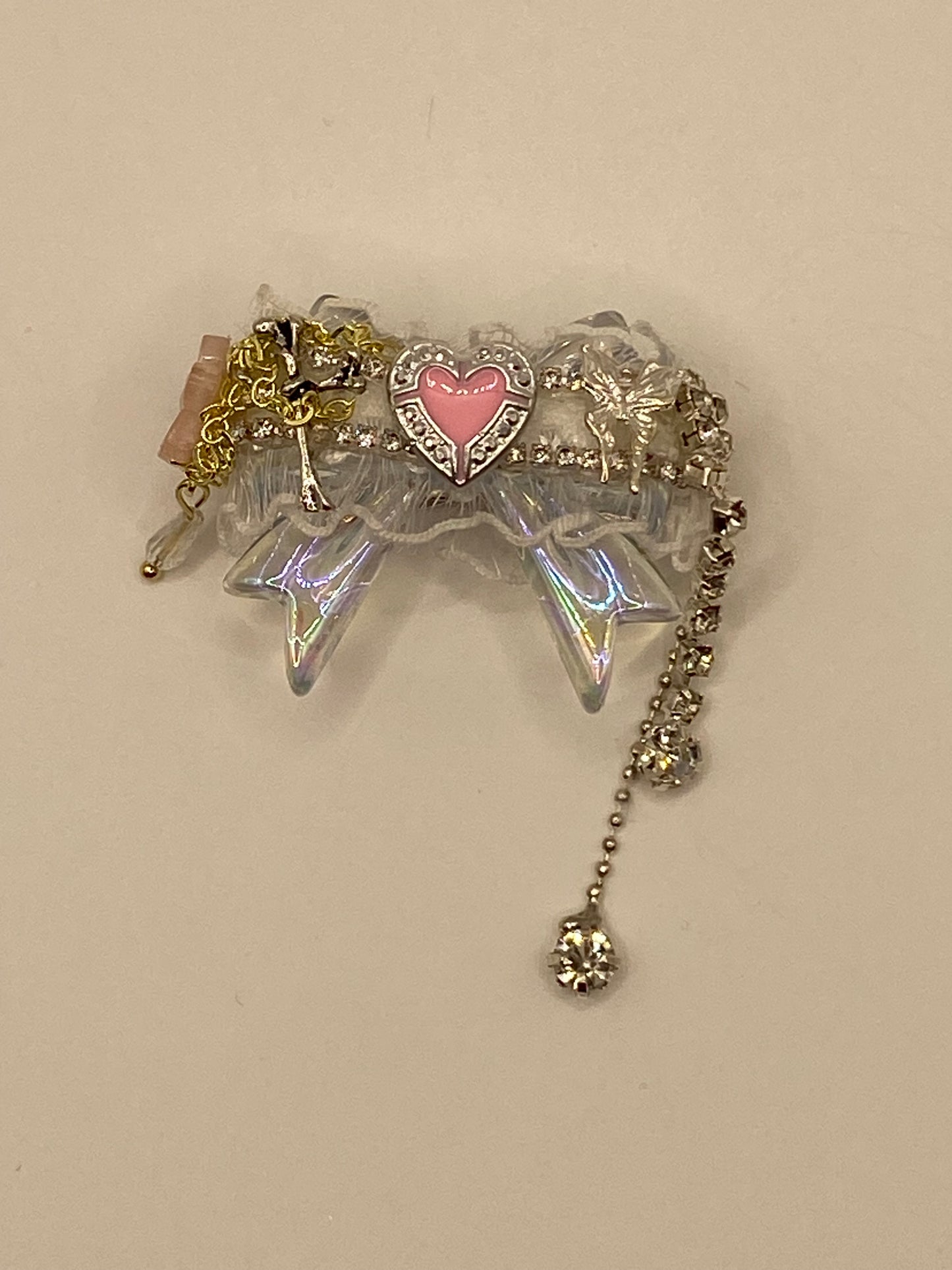 Fancy Bows W/Dangles & Accents