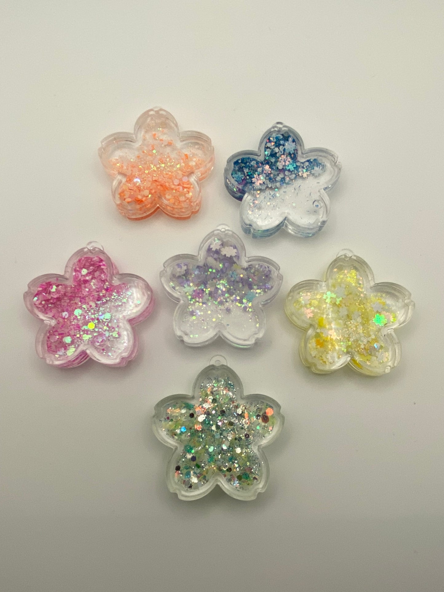 Sakura Flower Water Pendants Random Color- 1Pc