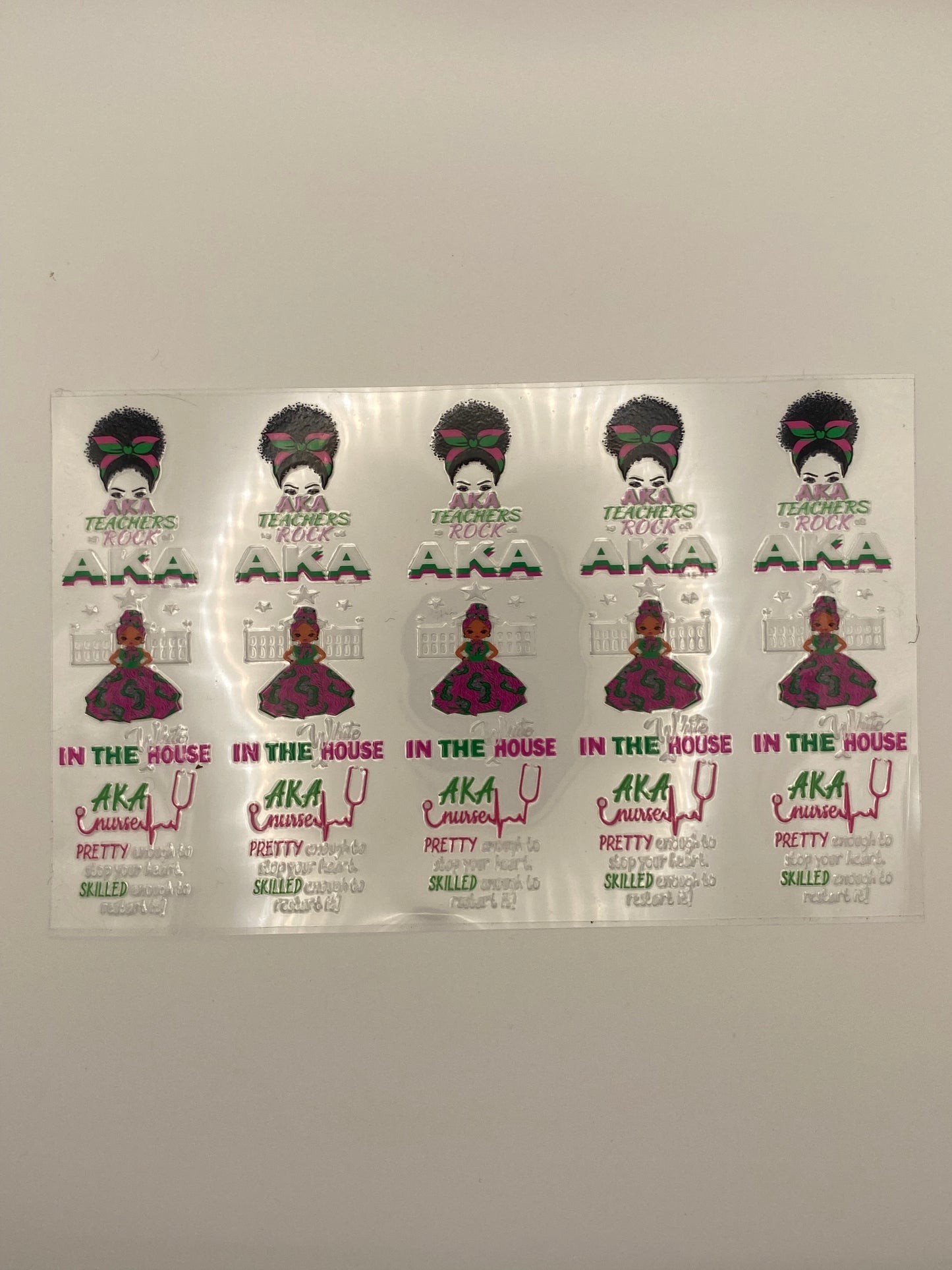 Sorority Sisters Unite- Pen & 16oz Cup Wraps UV DTF