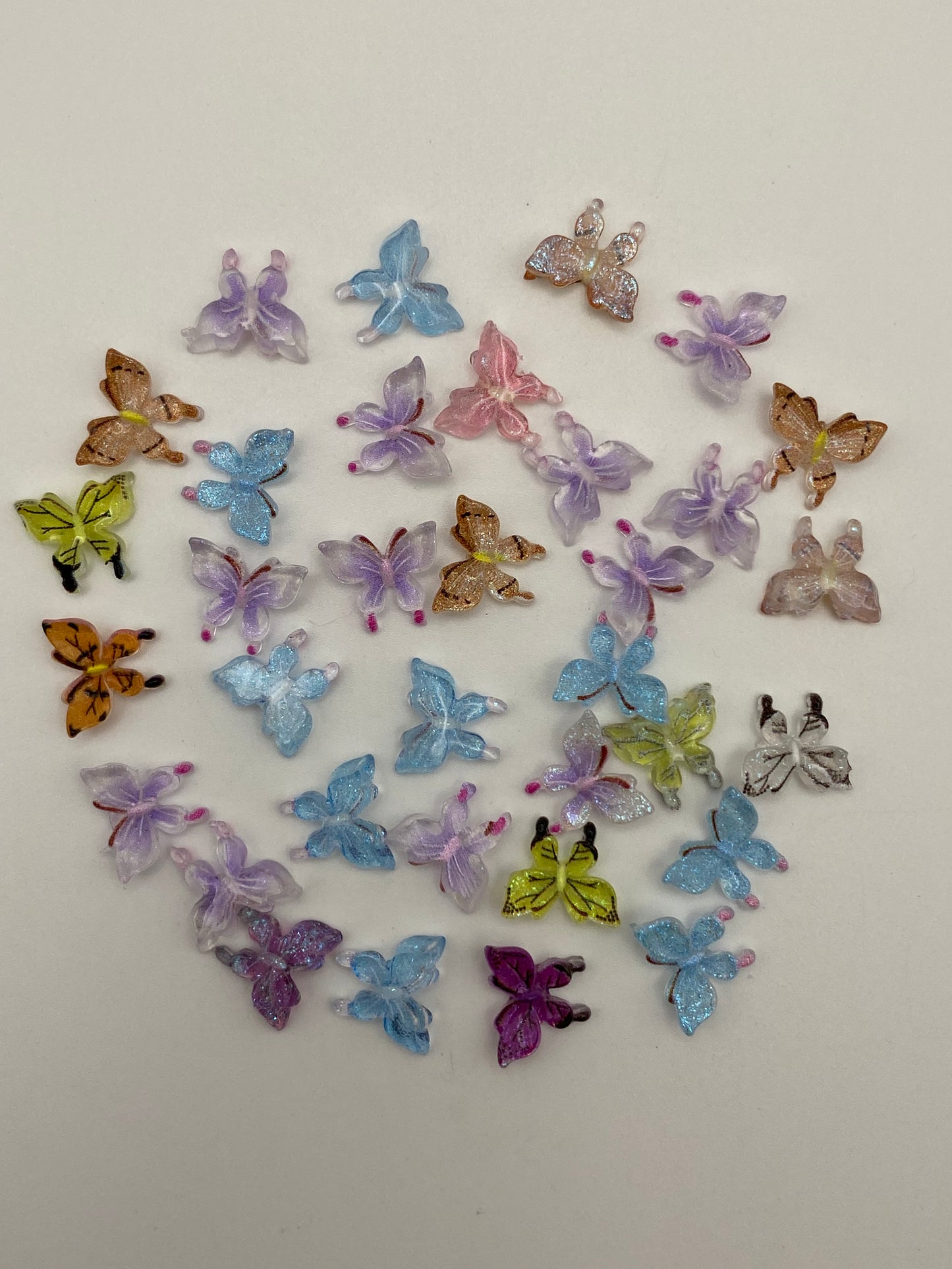 Acrylic Nail Charms In Various Themes- Great For DIY Beads, Pens & More!