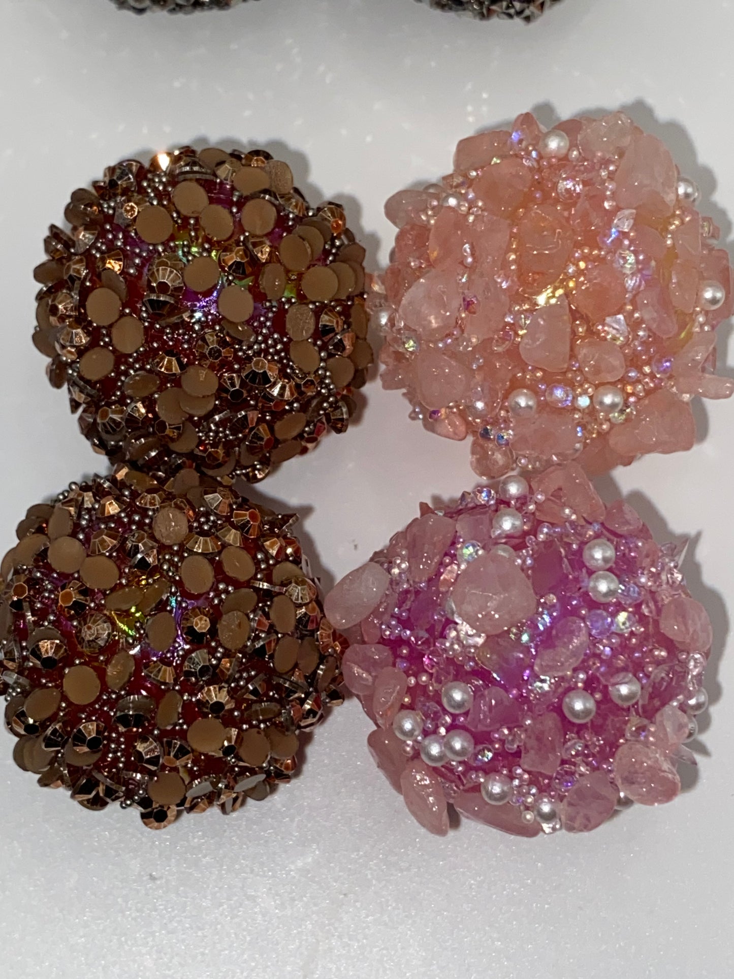 25mm Glitter Beads (1Pc)