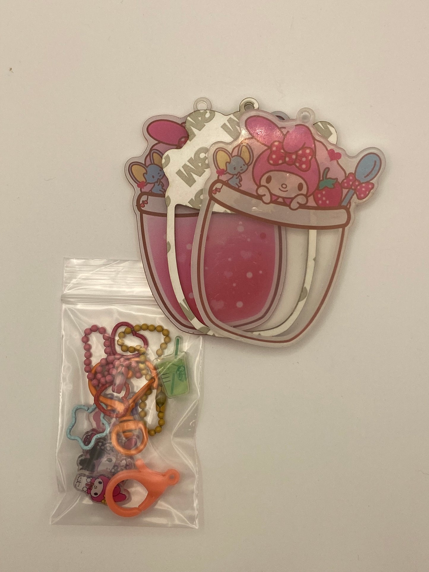 Character Acrylic Shaker Keychain Kit- Various Styles