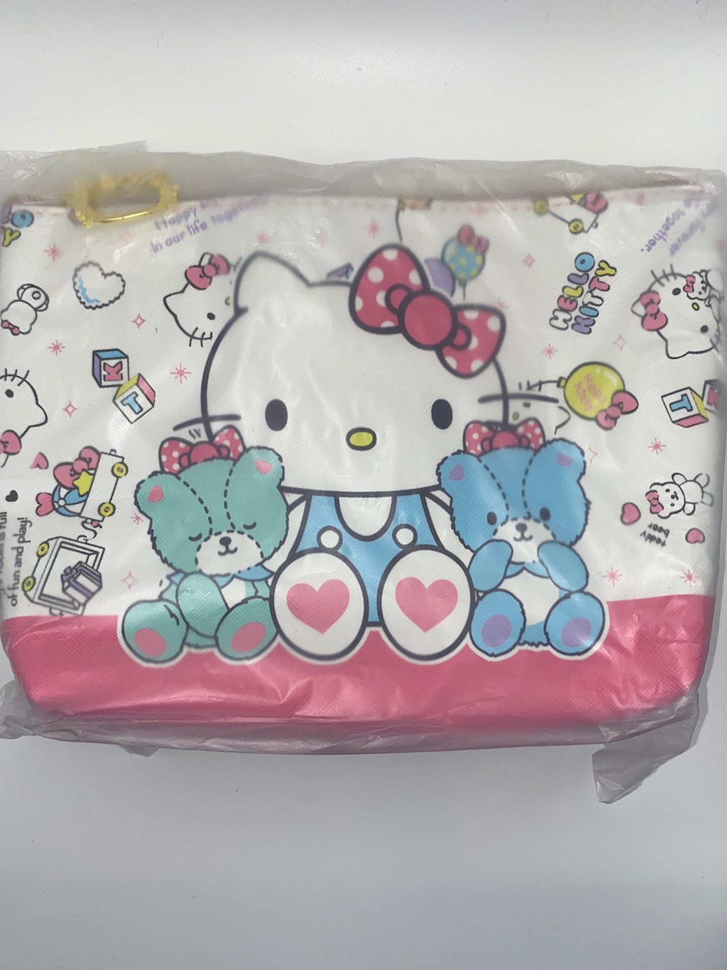 Kitty & Friends Zippered Pouches/Make-Up Bags