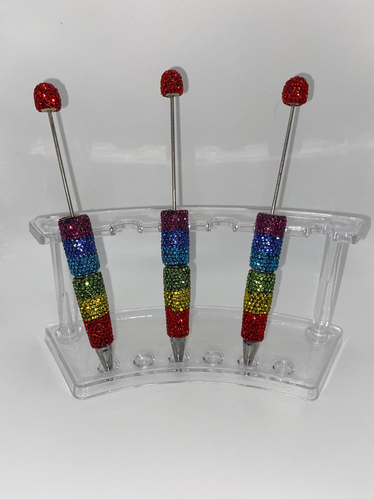 Full Body Clay W/Rhinestone Pens & Stylus (1Pc)