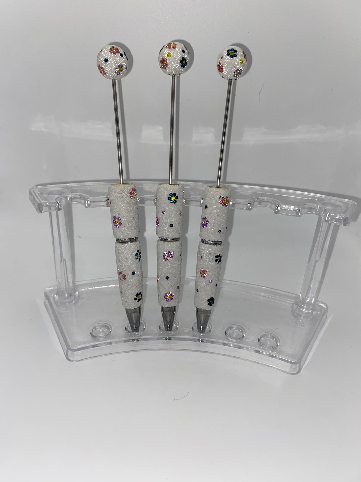 Full Body Clay W/Rhinestone Pens & Stylus (1Pc)