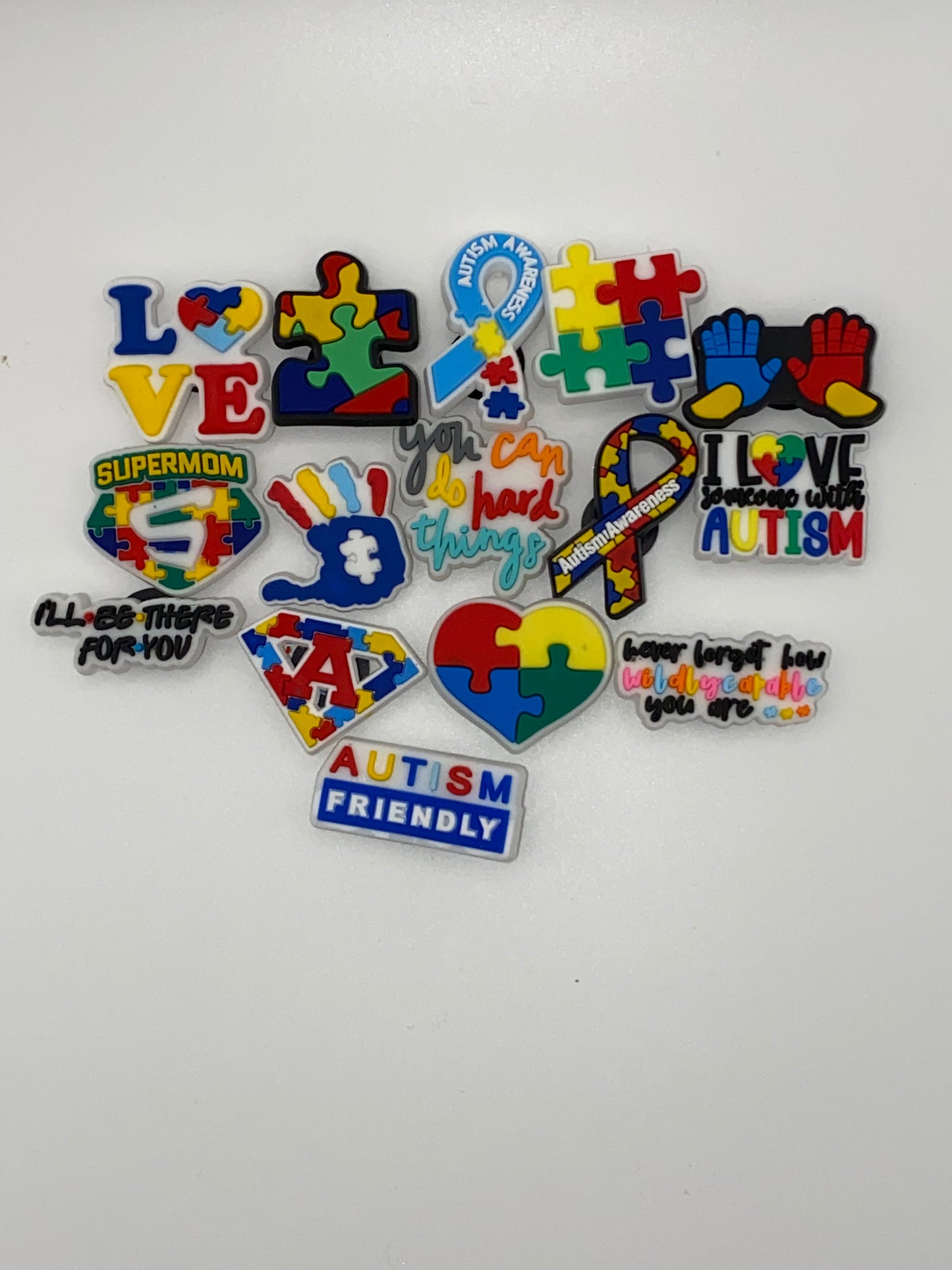 Shoe Charms In Various Themes- 5Pcs