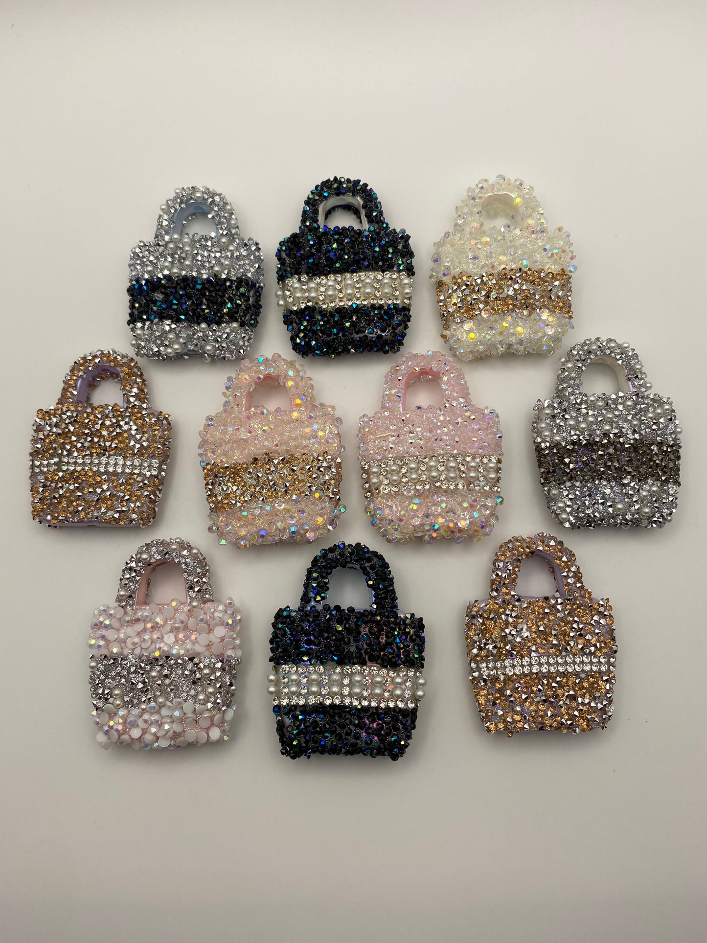 Glitter Purse Bead In Different Styles (1Pc)