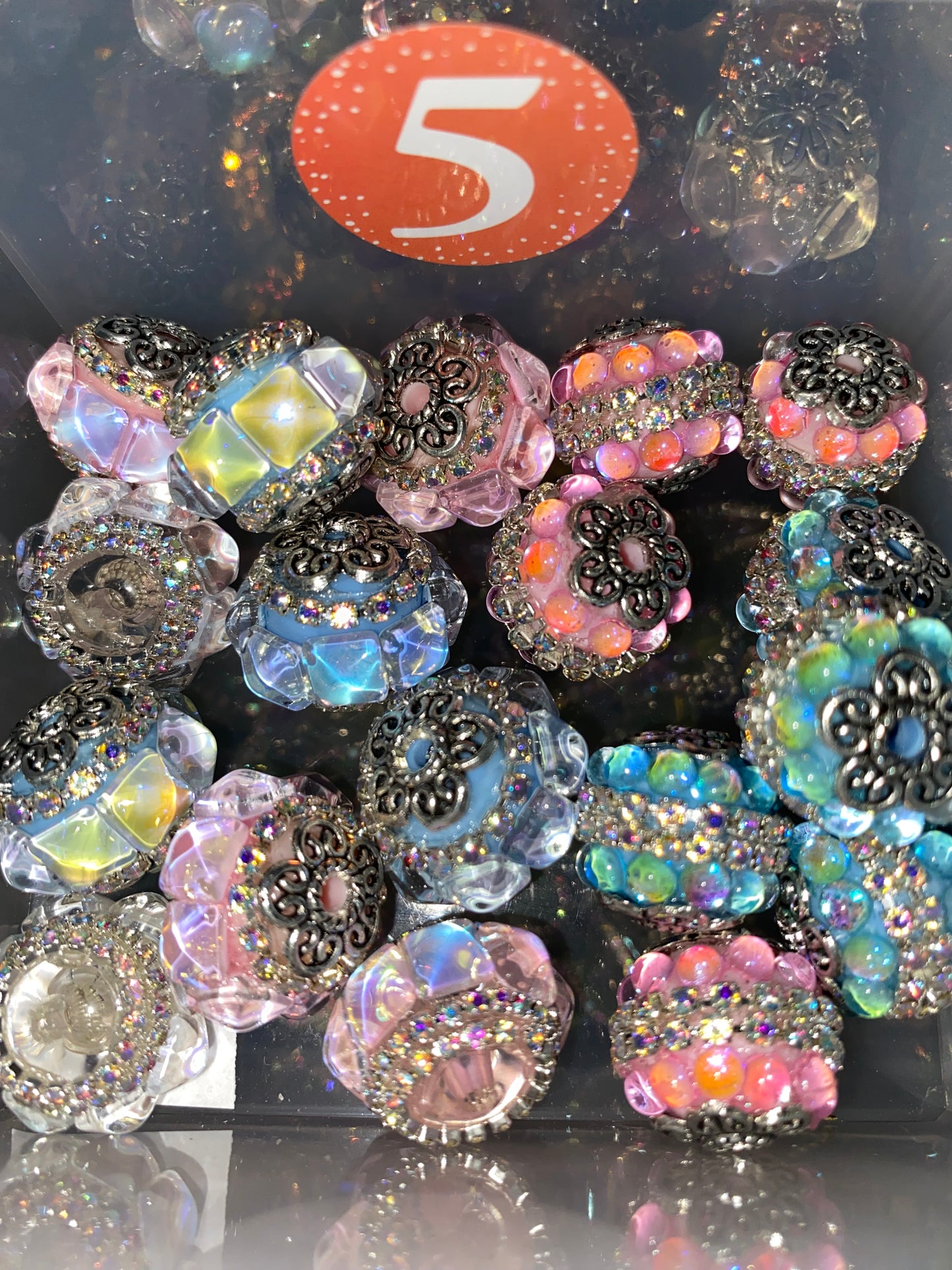 Fancy Beads- In Various Shapes & Styles (1Pc)