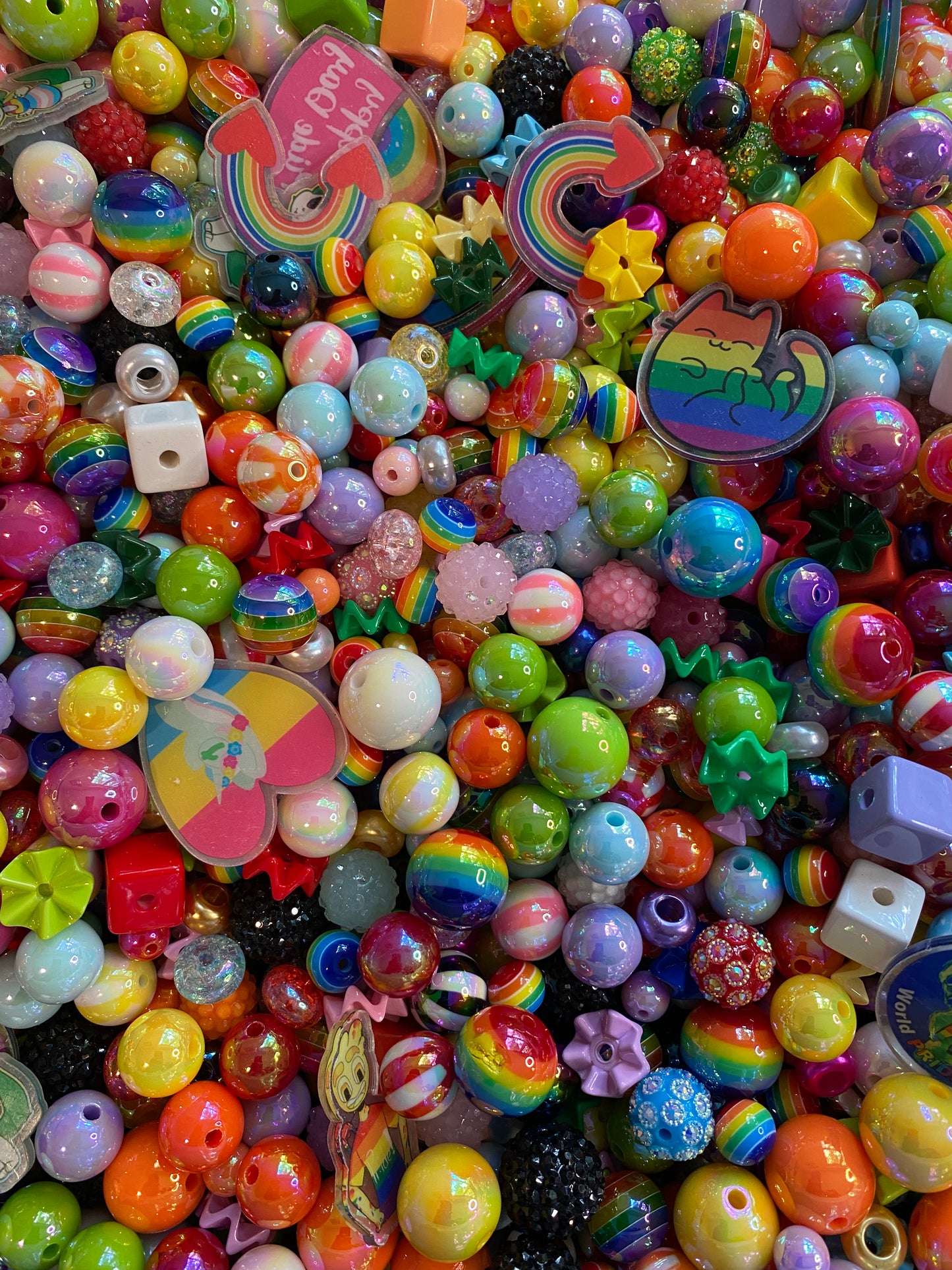 03-Large Size Bead Mixes For DIY Pens, Keychains & More!