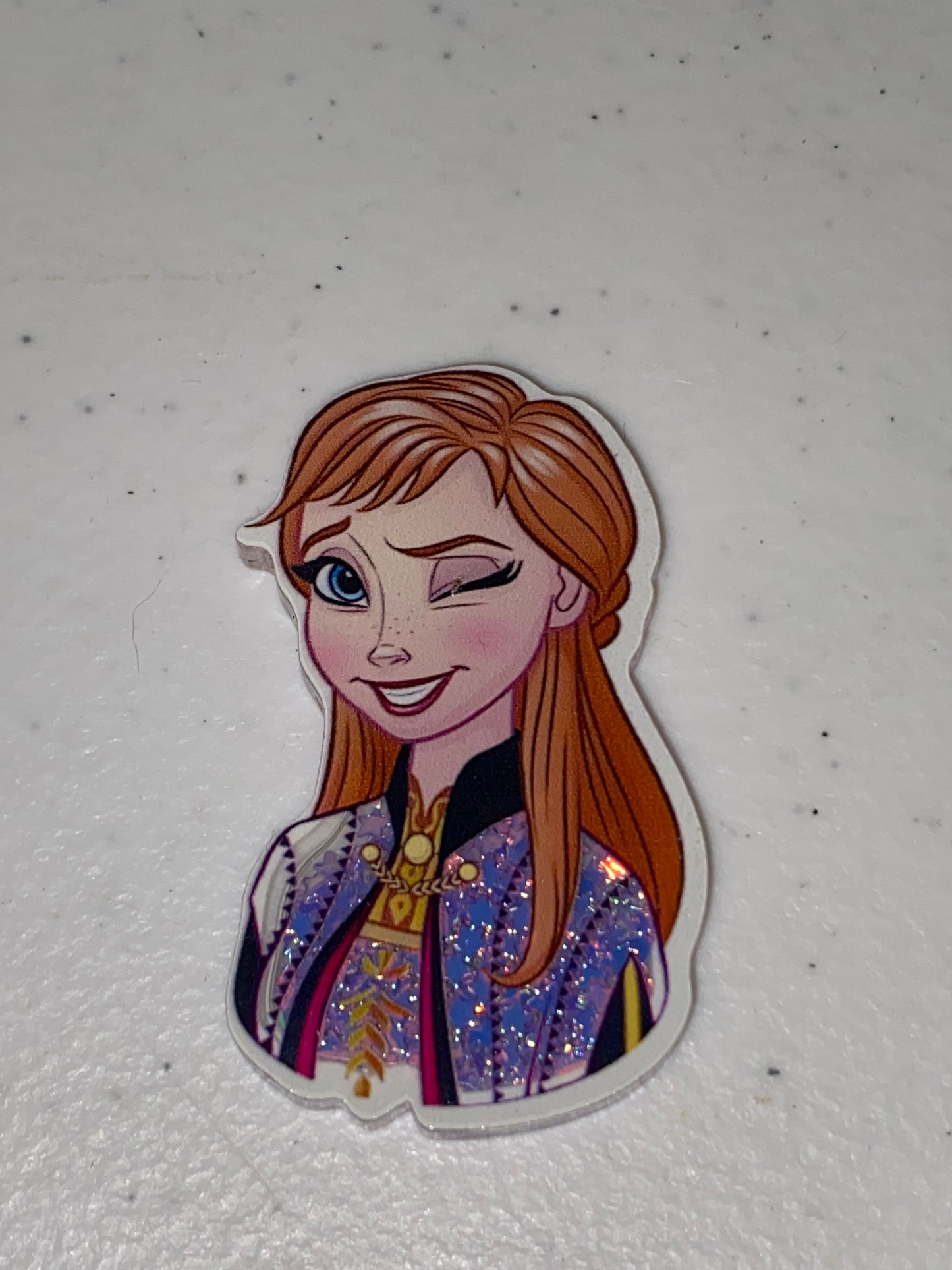 Two Sided Shaker Acrylic Charms- 1Pc