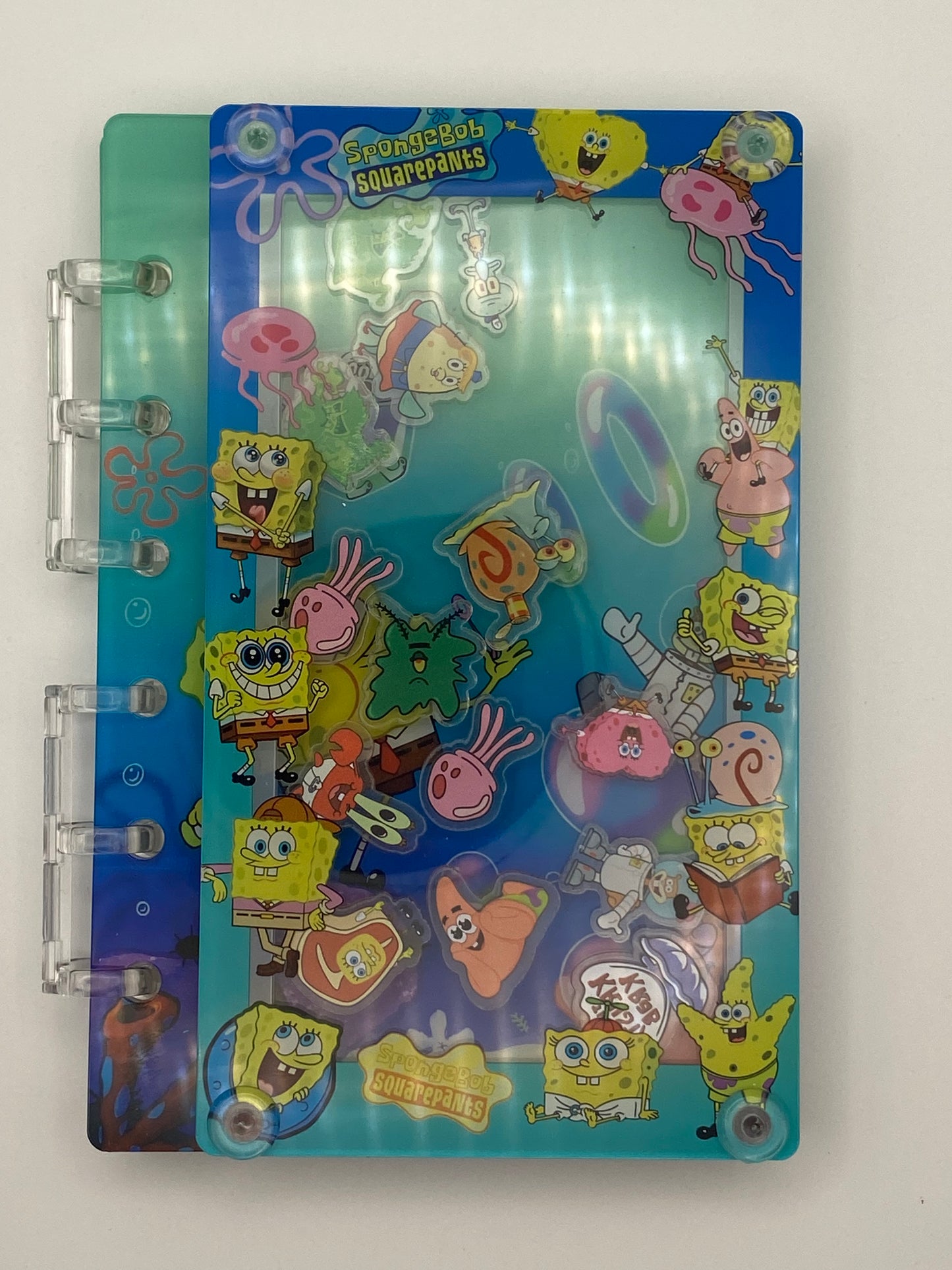 Acrylic Shaker Character Notebook W/Option For Matching Pen