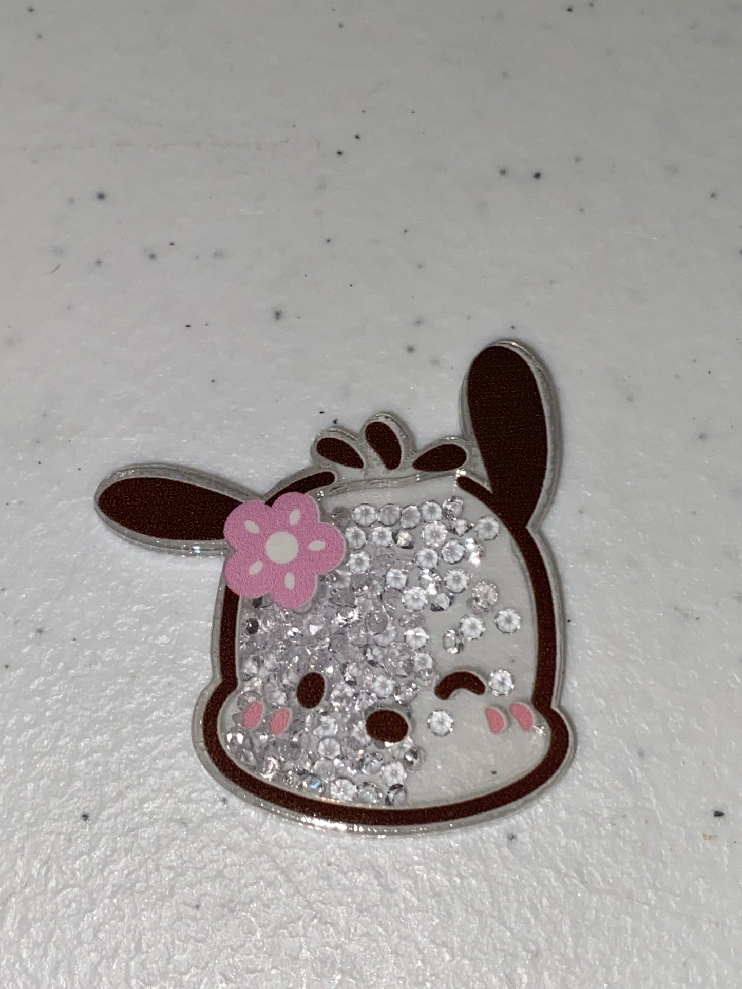 Two Sided Shaker Acrylic Charms- 1Pc
