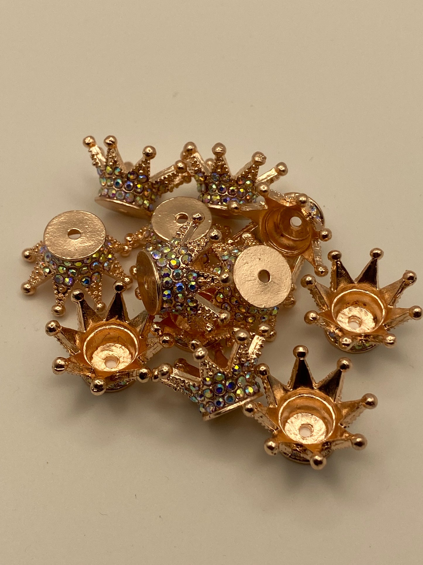 Metal Rhinestone Crowns And Spacers