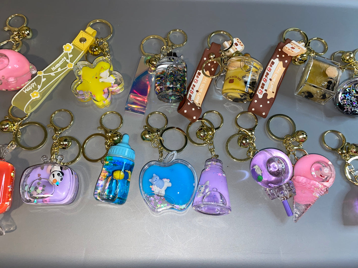 Water Pendant Keychains