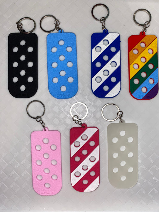 Shoe Charm Keychain- Charms Not Included