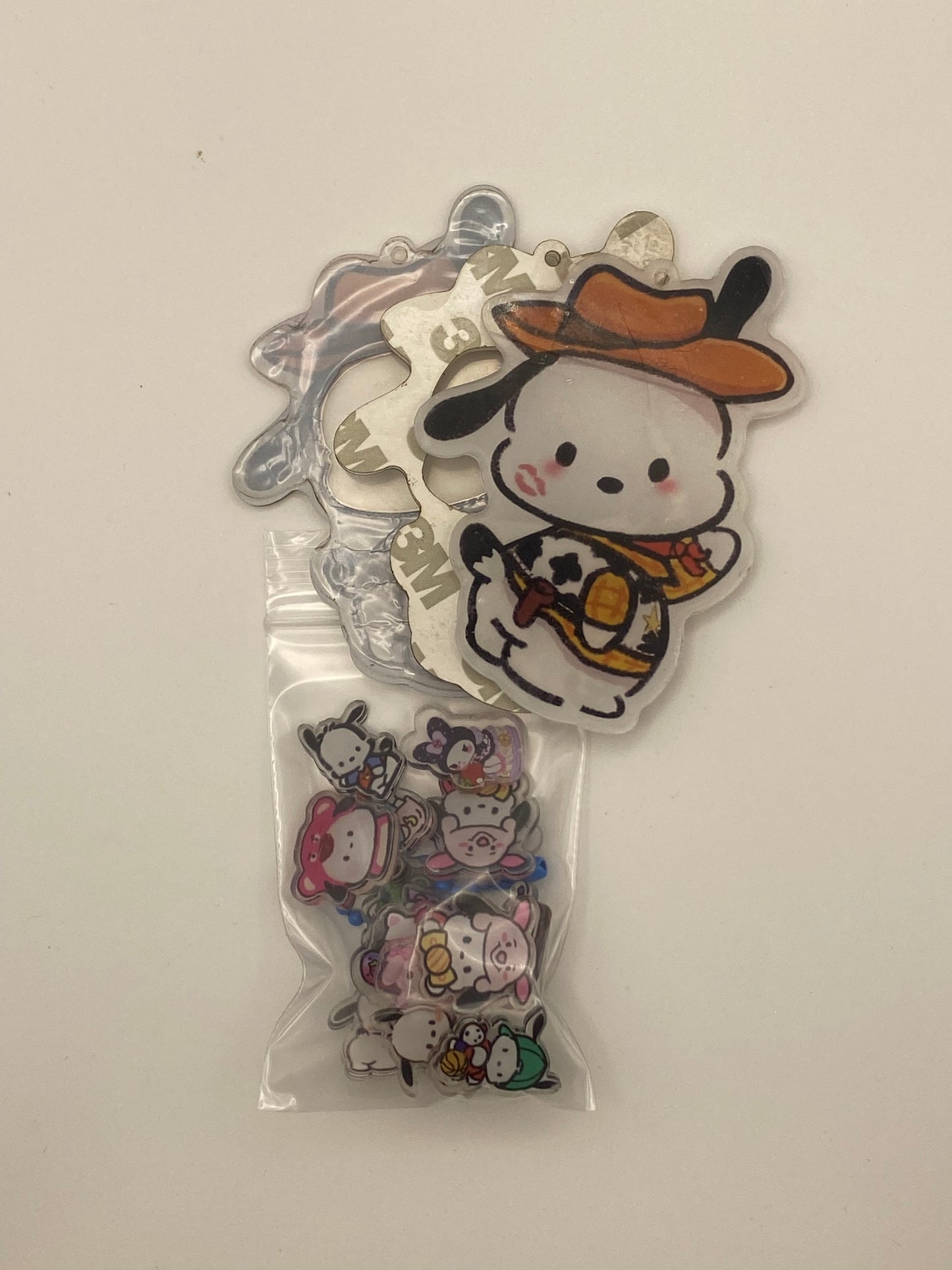 Character Acrylic Shaker Keychain Kit- Various Styles