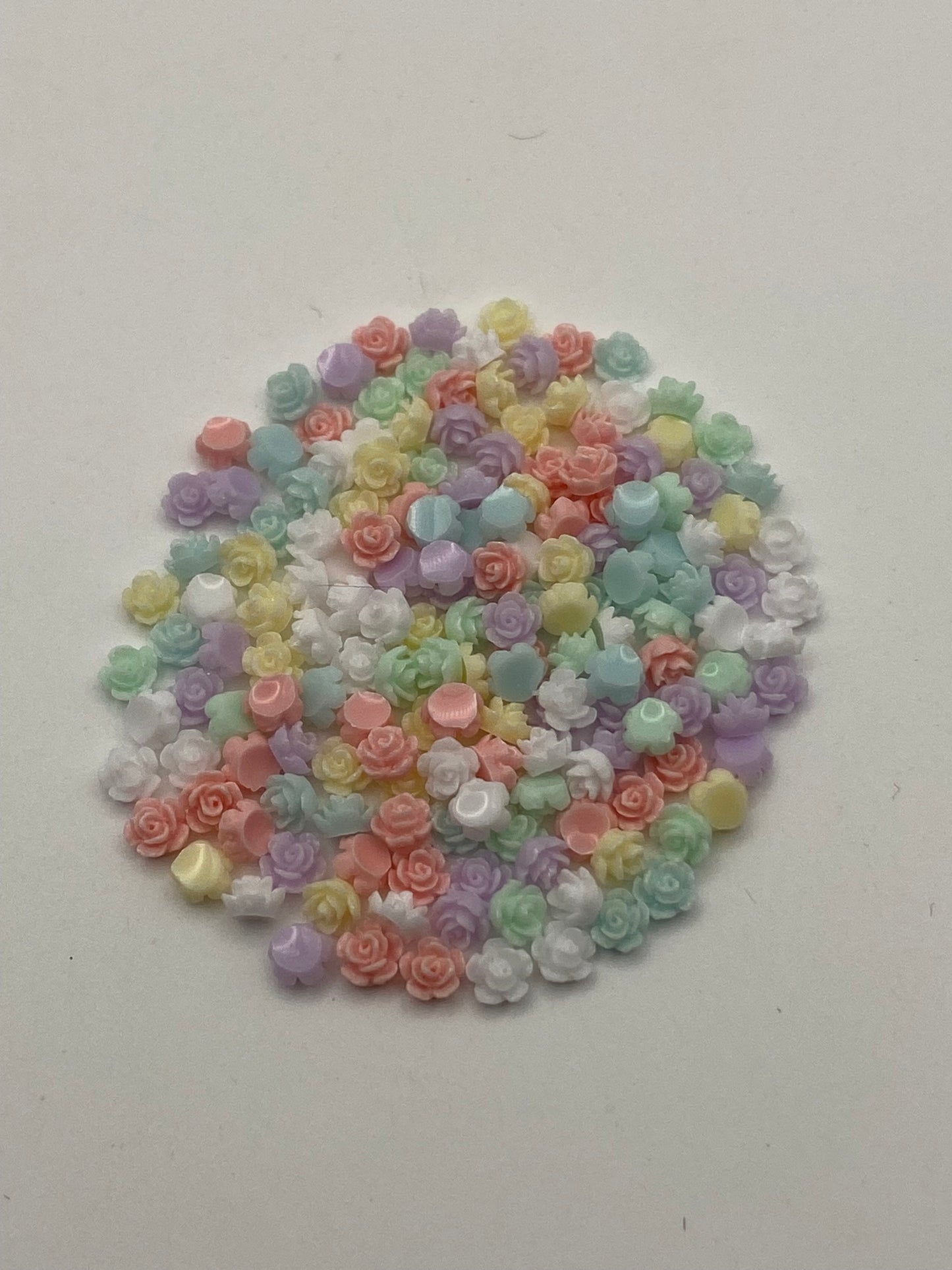 Acrylic Flower Nail Charms- In Various Styles