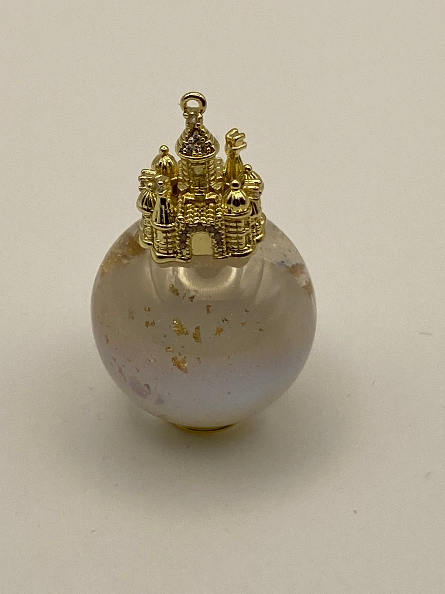 Fancy Pendants W/Metal Toppers (1Pc)