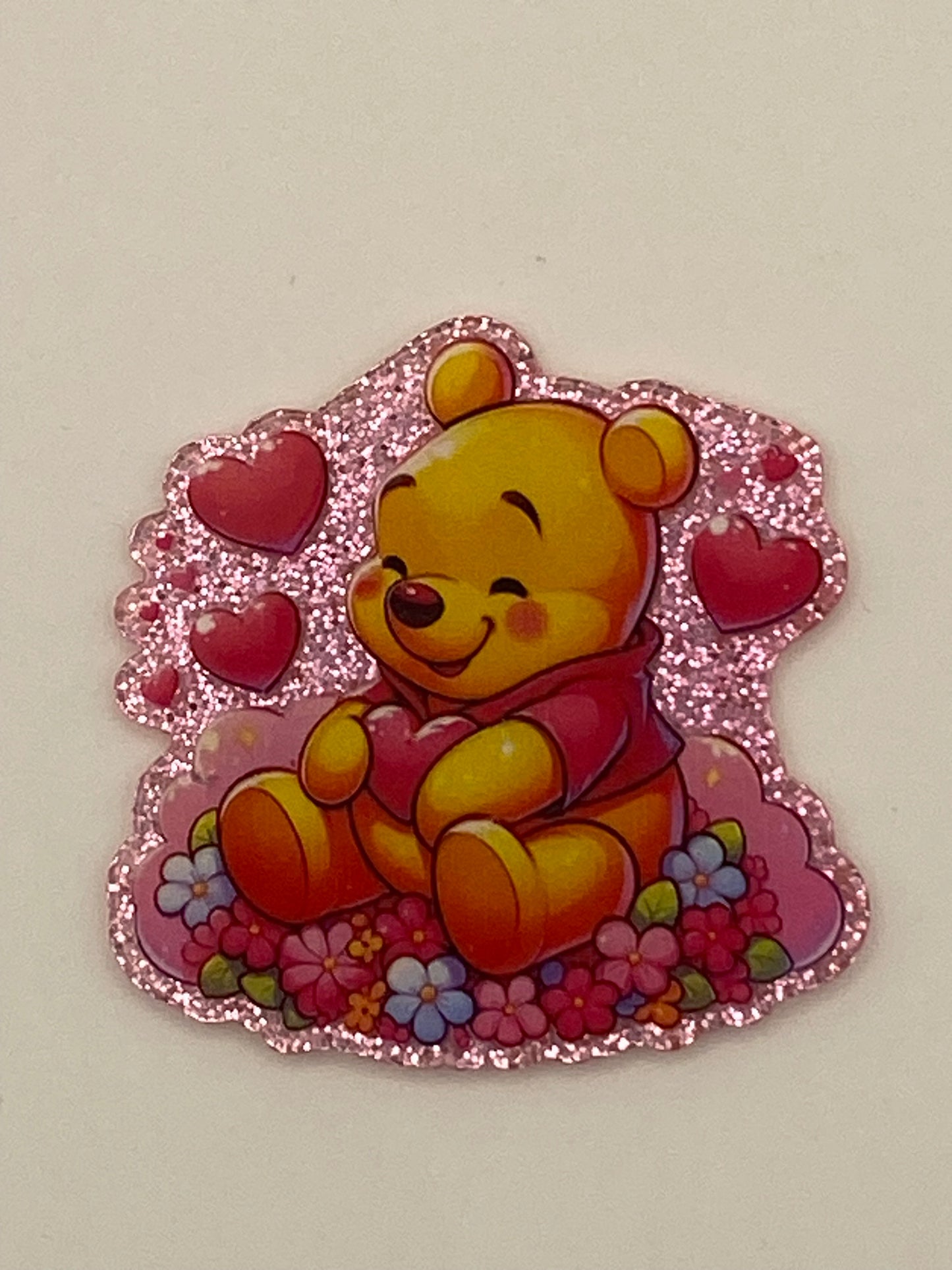 One Sided Character Glitter Acrylics- 1Pc