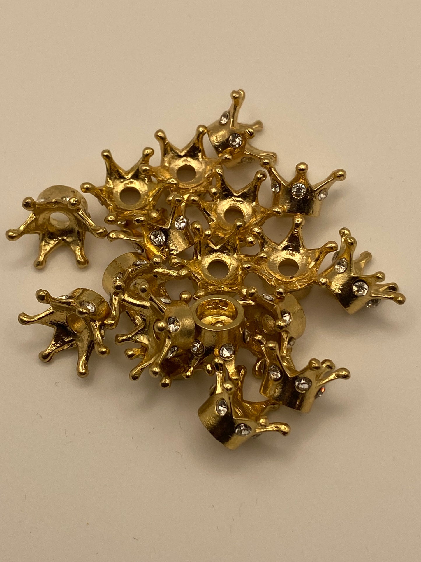 Metal Rhinestone Crowns And Spacers