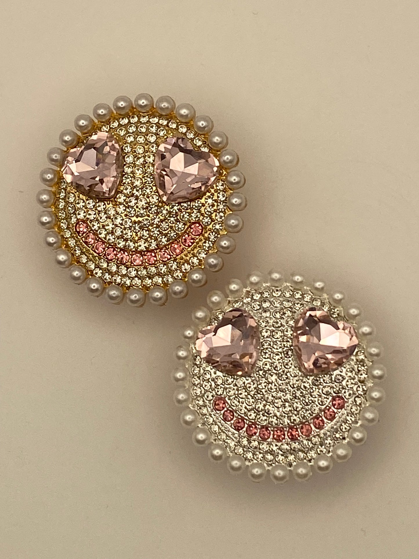 Fancy Beads W/Rhinestones & Flowers (1Pc)