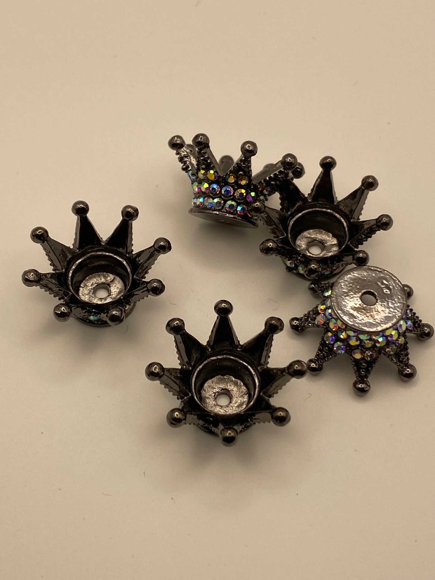 Metal Rhinestone Crowns And Spacers