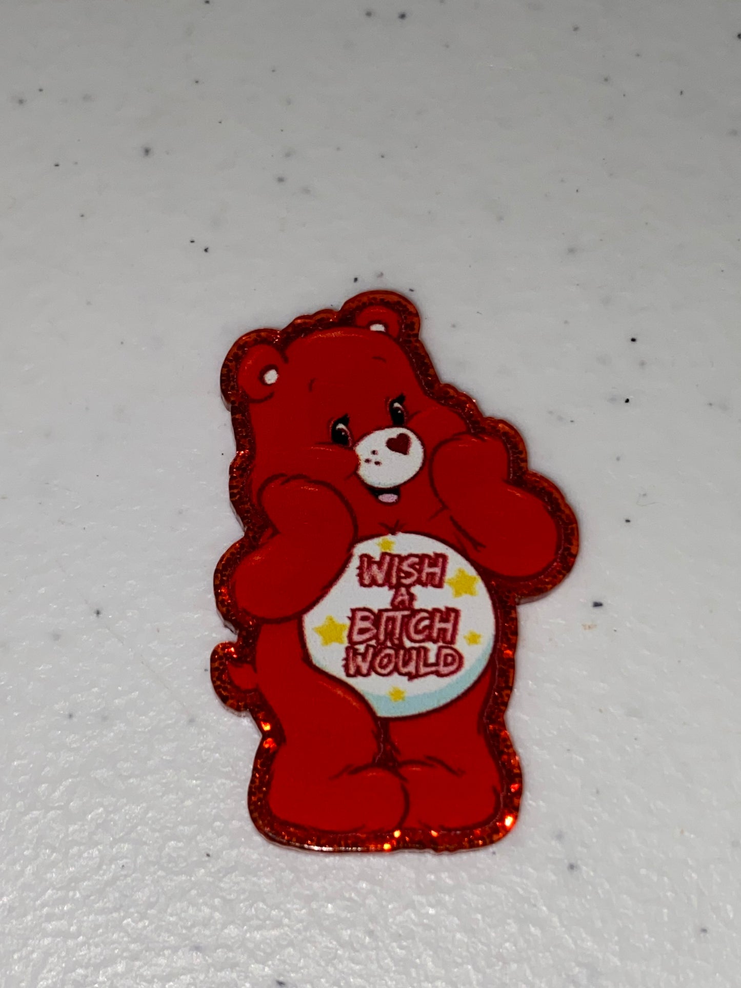 One Sided Character Glitter Acrylics- 1Pc