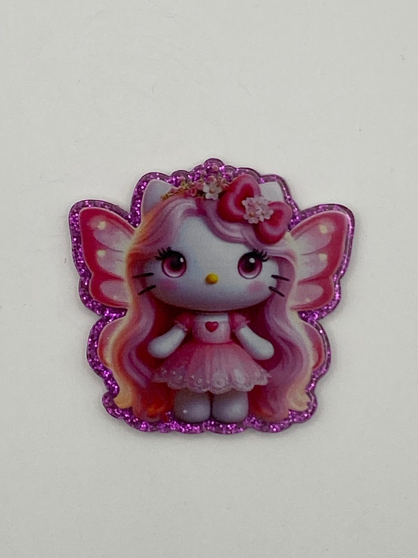 One Sided Character Glitter Acrylics- 1Pc