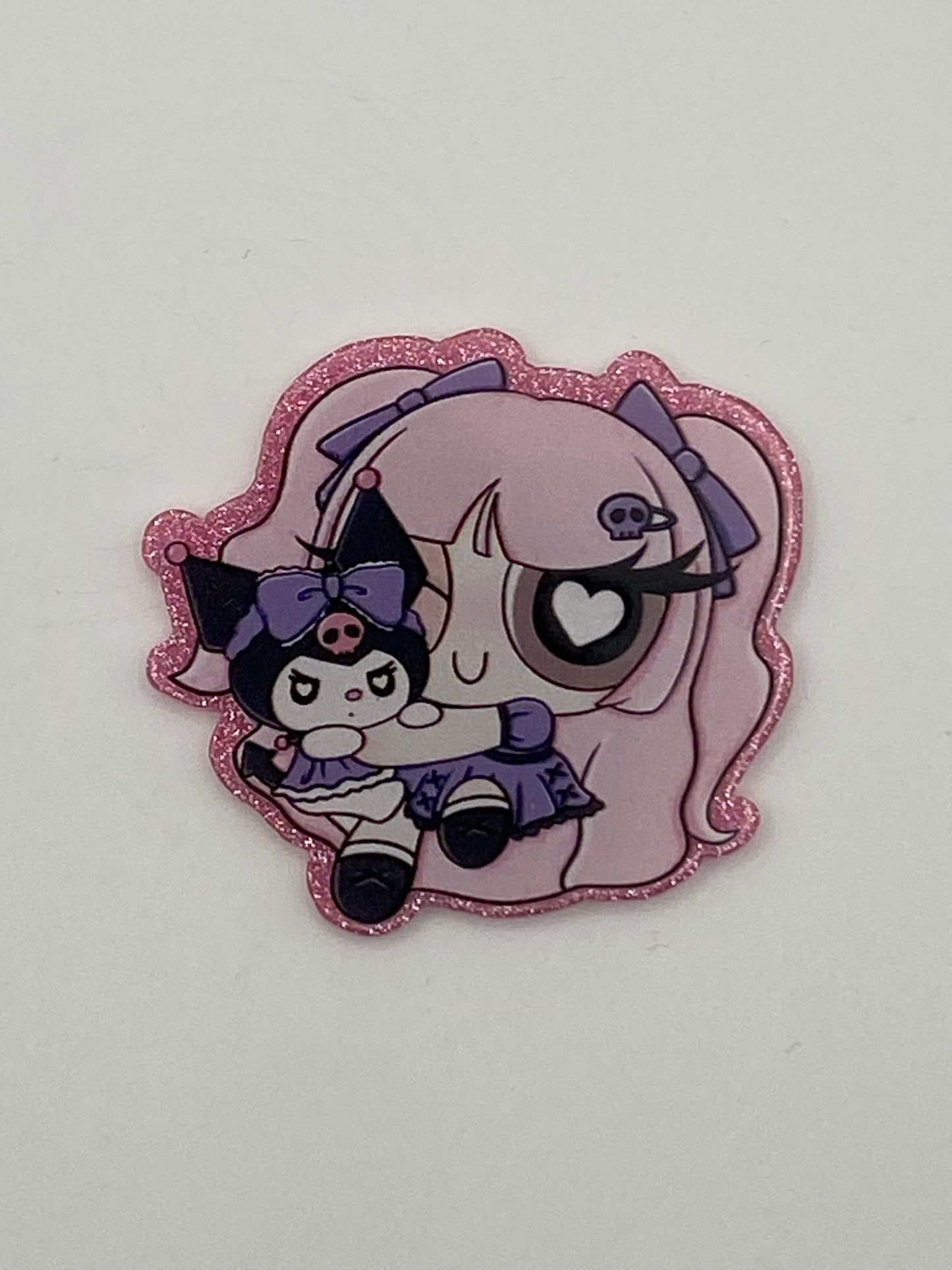 One Sided Character Glitter Acrylics- 1Pc