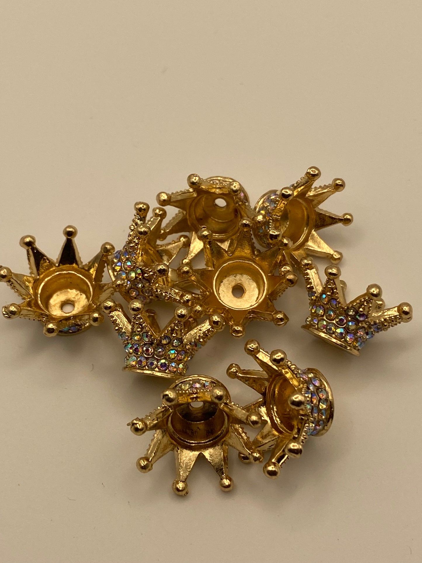 Metal Rhinestone Crowns And Spacers