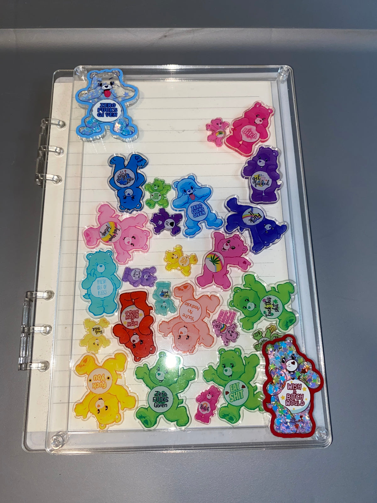 Acrylic Shaker Notebook Kit